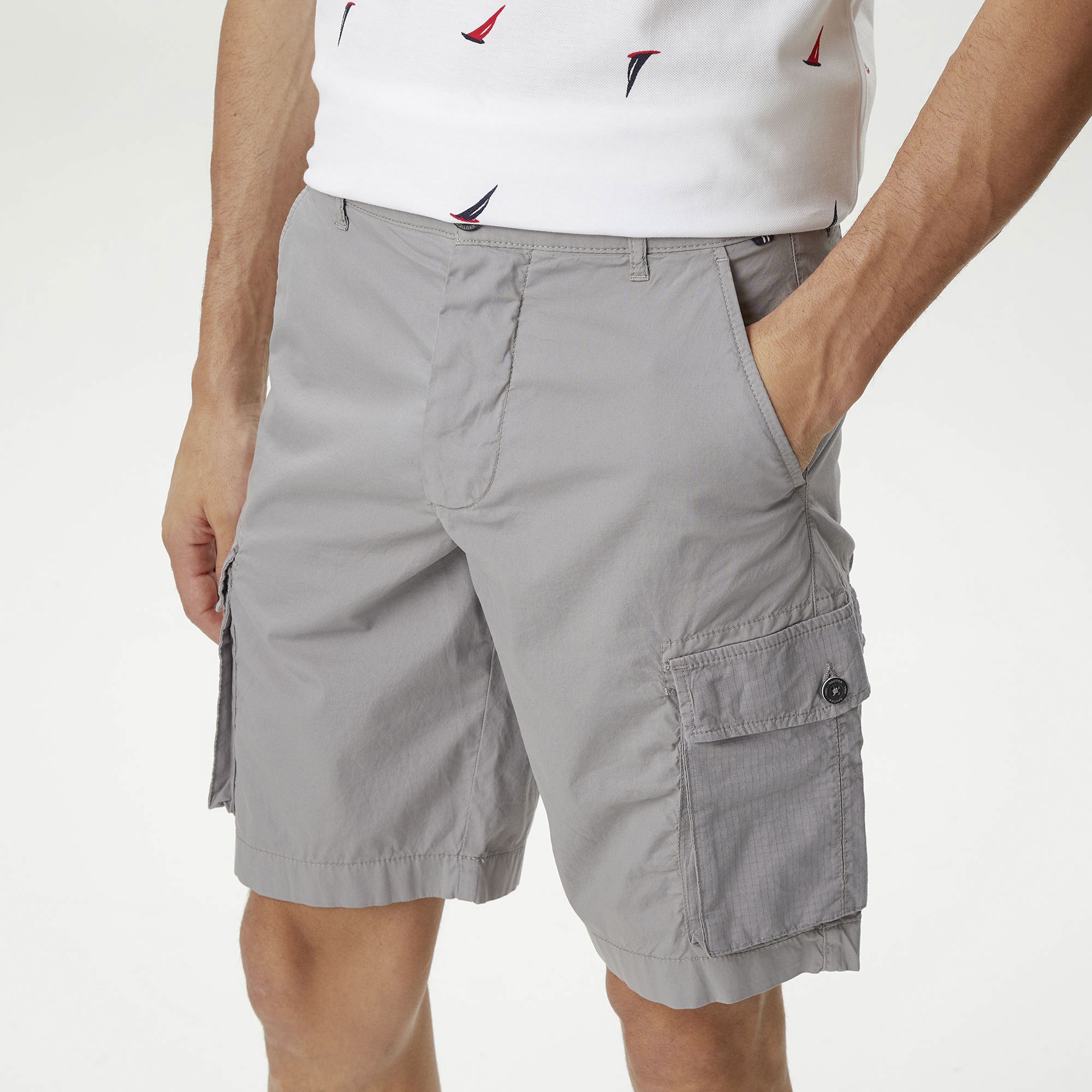 Nautica Erkek Gri Bermuda