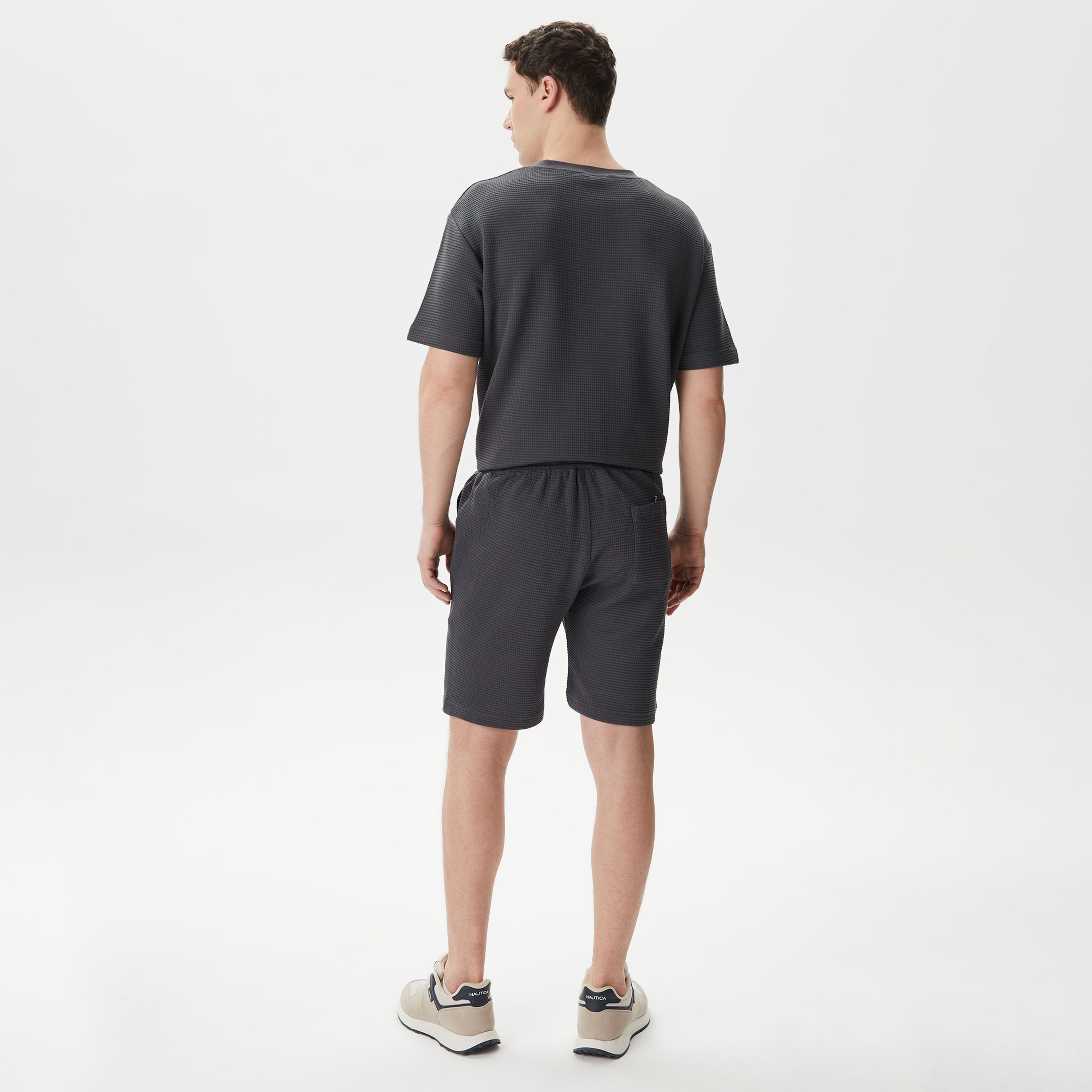 Nautica Erkek Gri Standart Fit Şort