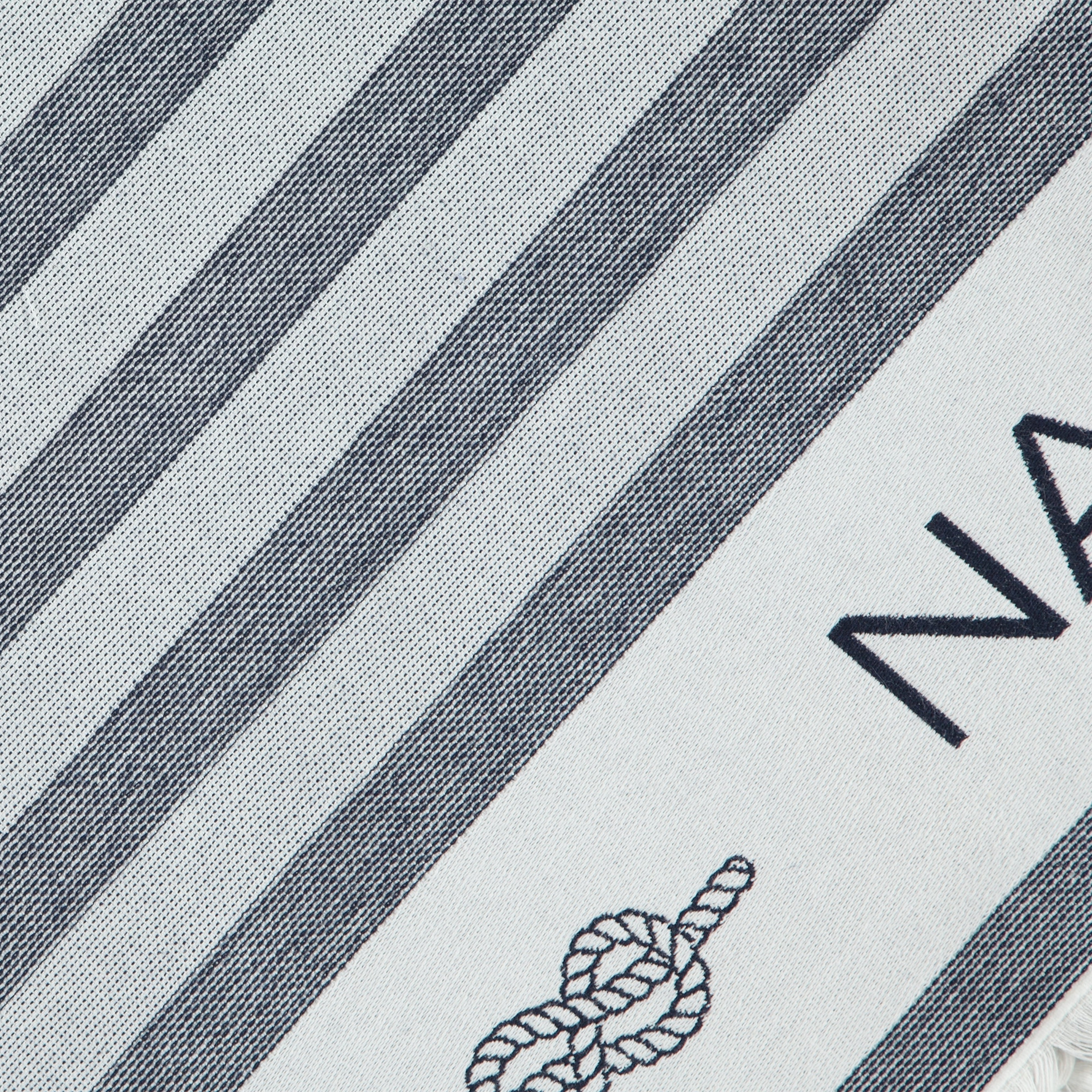 Nautica Unisex Lacivert Çizgili Peştemal