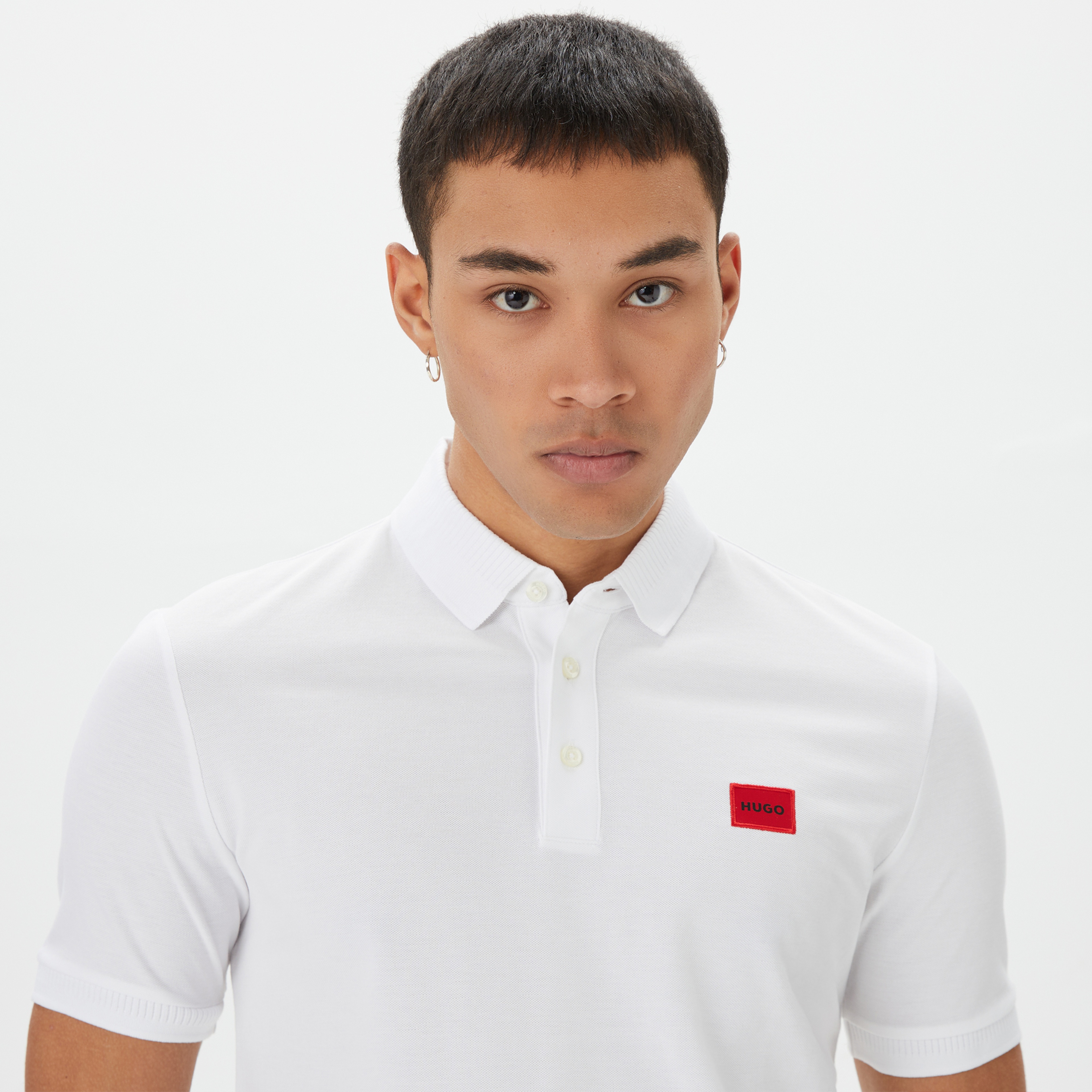 Hugo Dereso Erkek Beyaz Polo