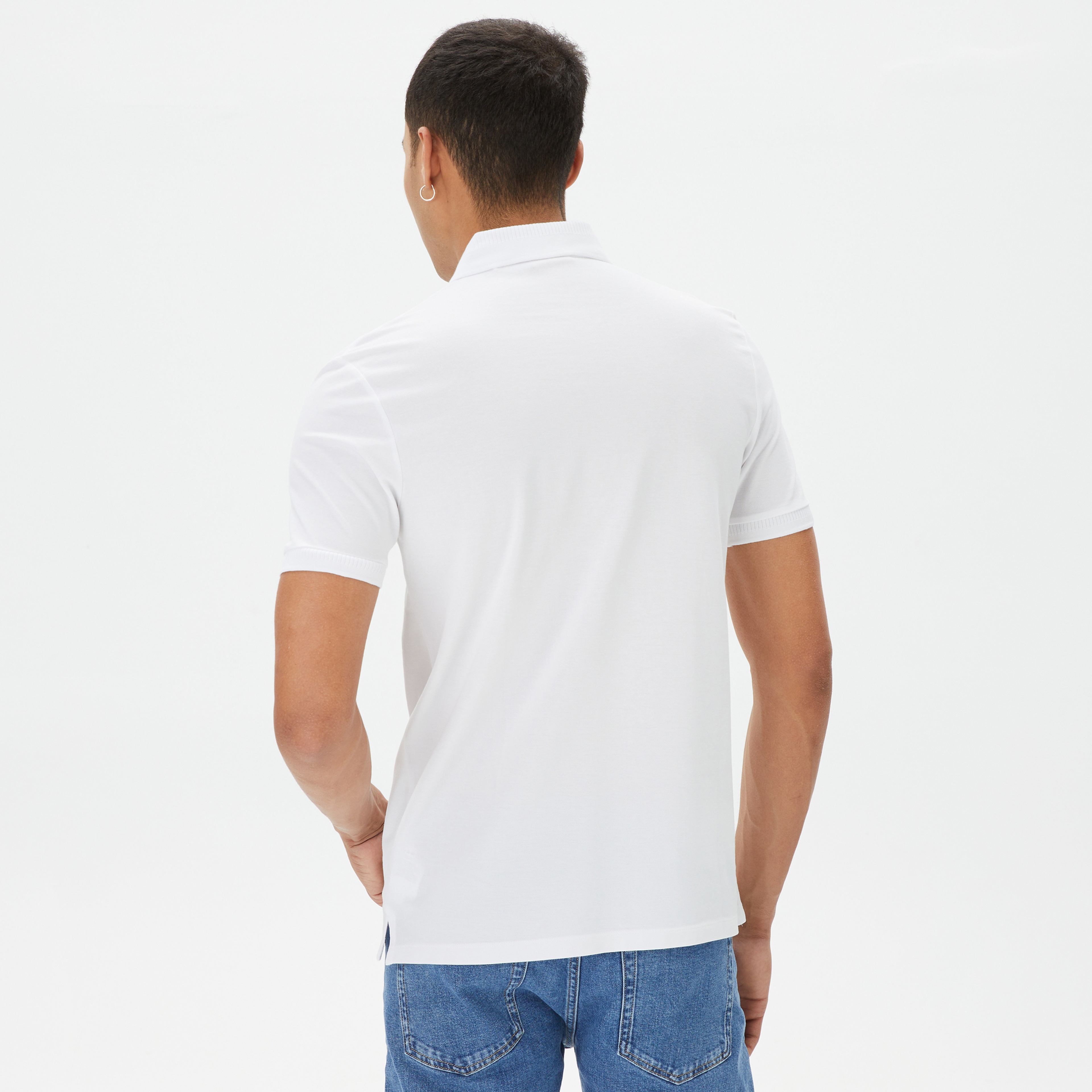 Hugo Dereso Erkek Beyaz Polo