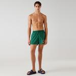 Lacoste Logo Erkek Yeşil Deniz Şortu