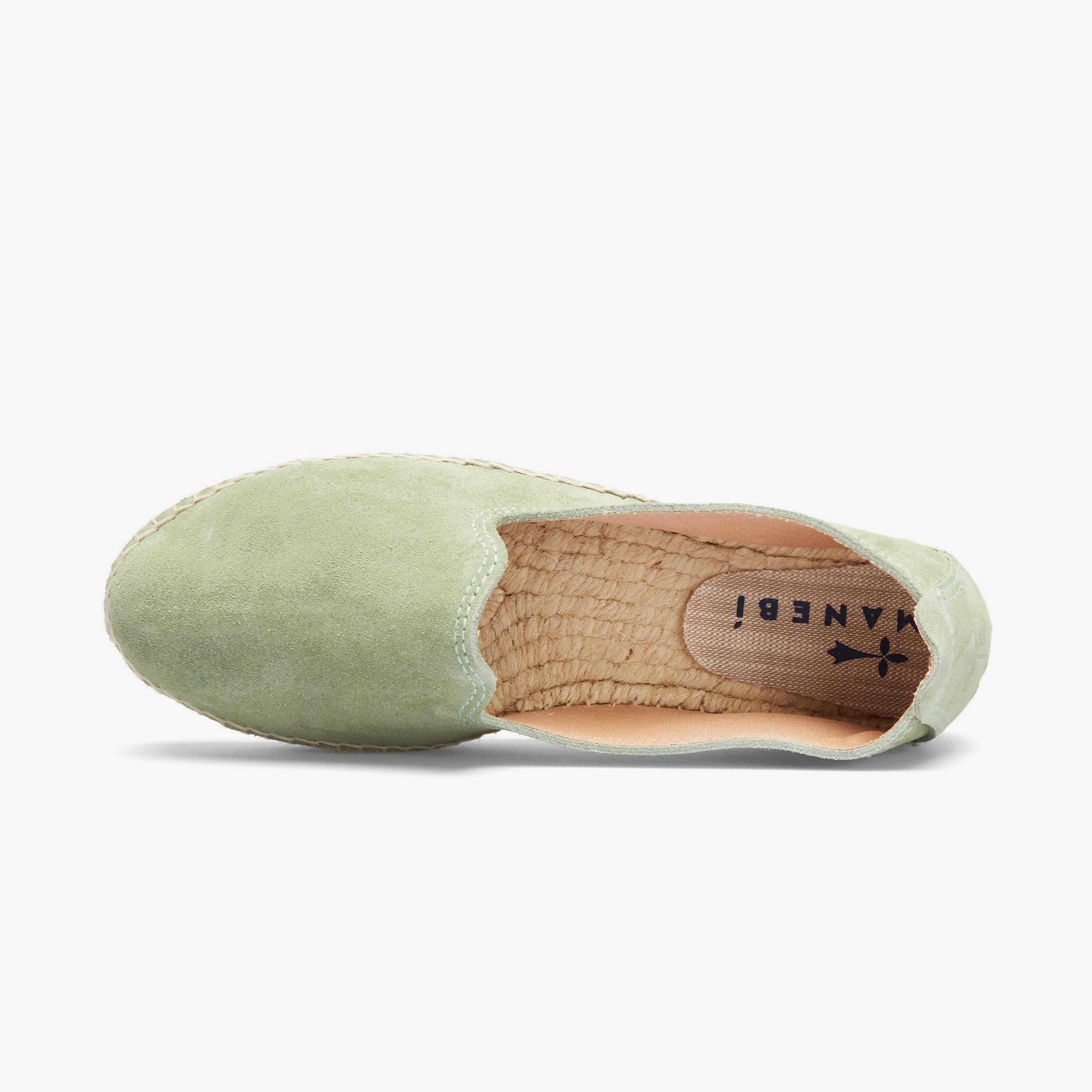 Manebi Hamptons Double Sole Kadın Yeşil Espadril