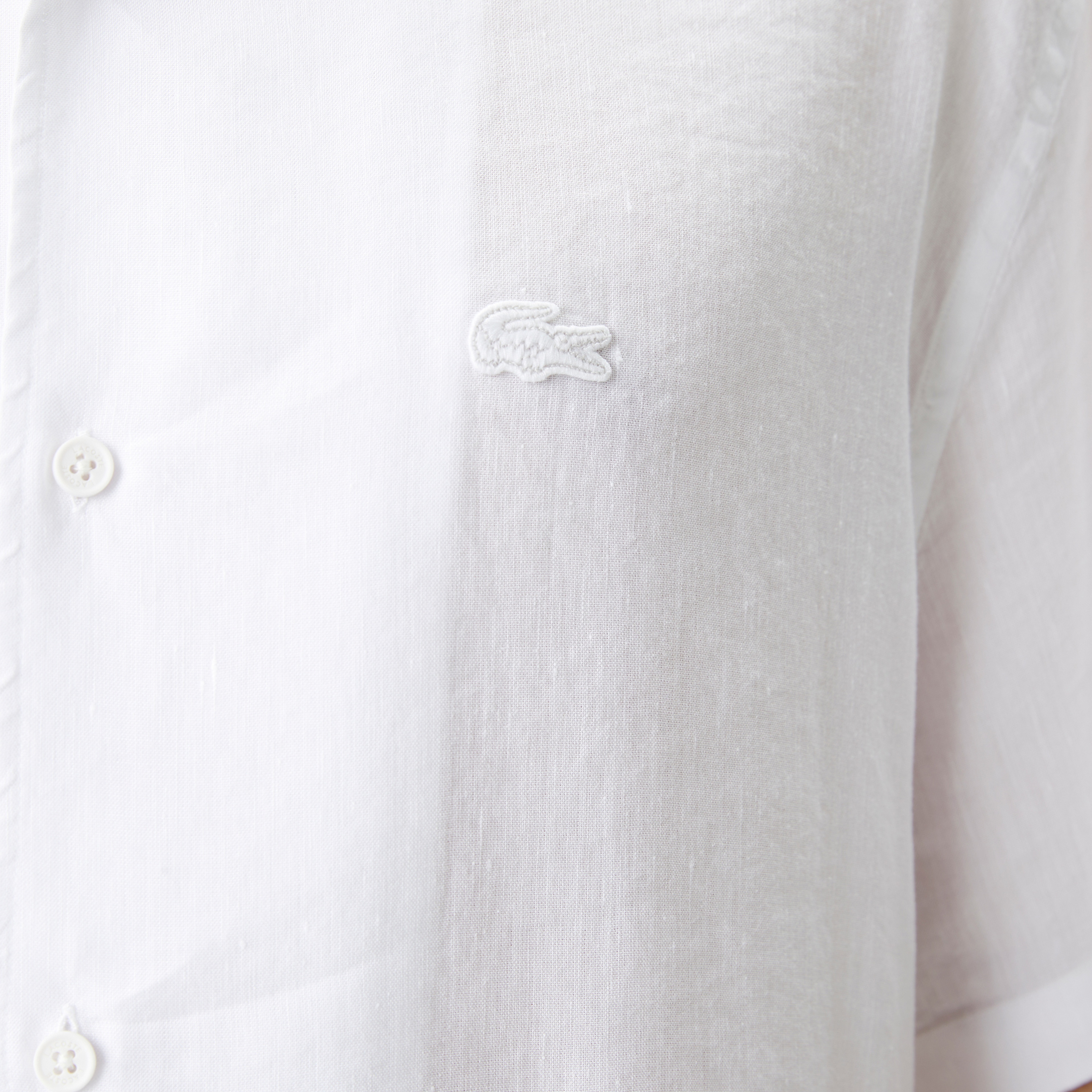 Lacoste Erkek Beyaz Gömlek