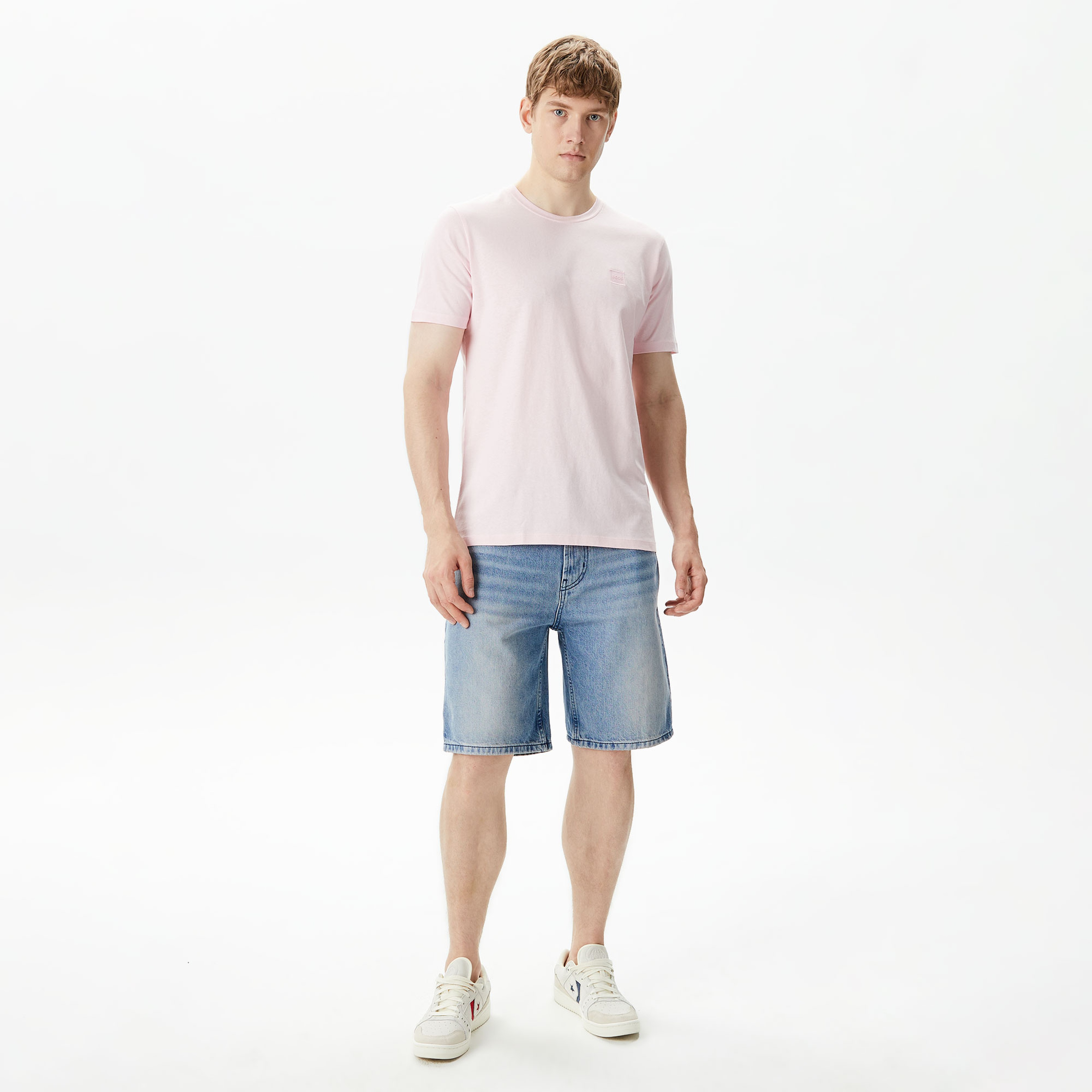 Boss Erkek Pembe T-Shirt