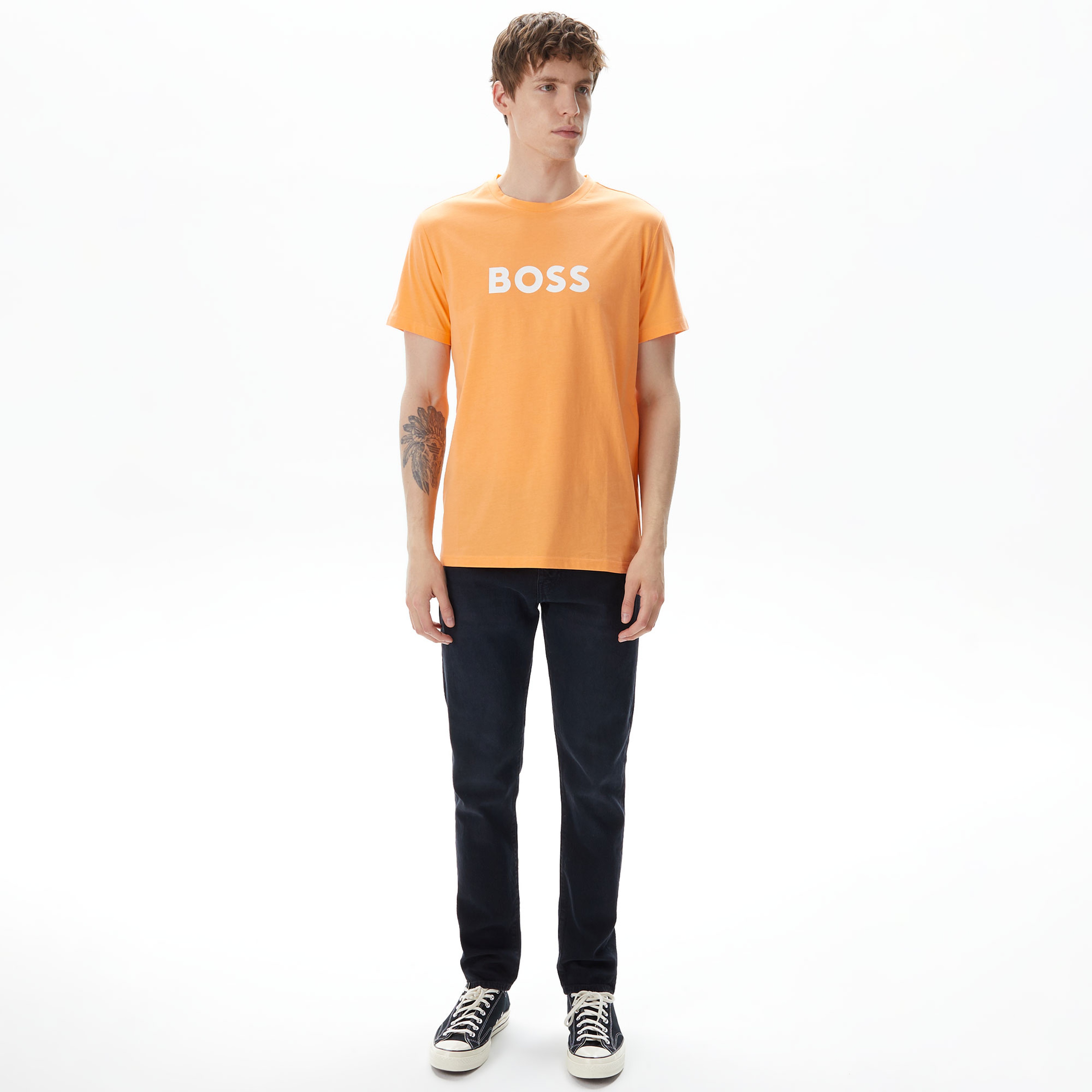 Boss Erkek Turuncu T-Shirt