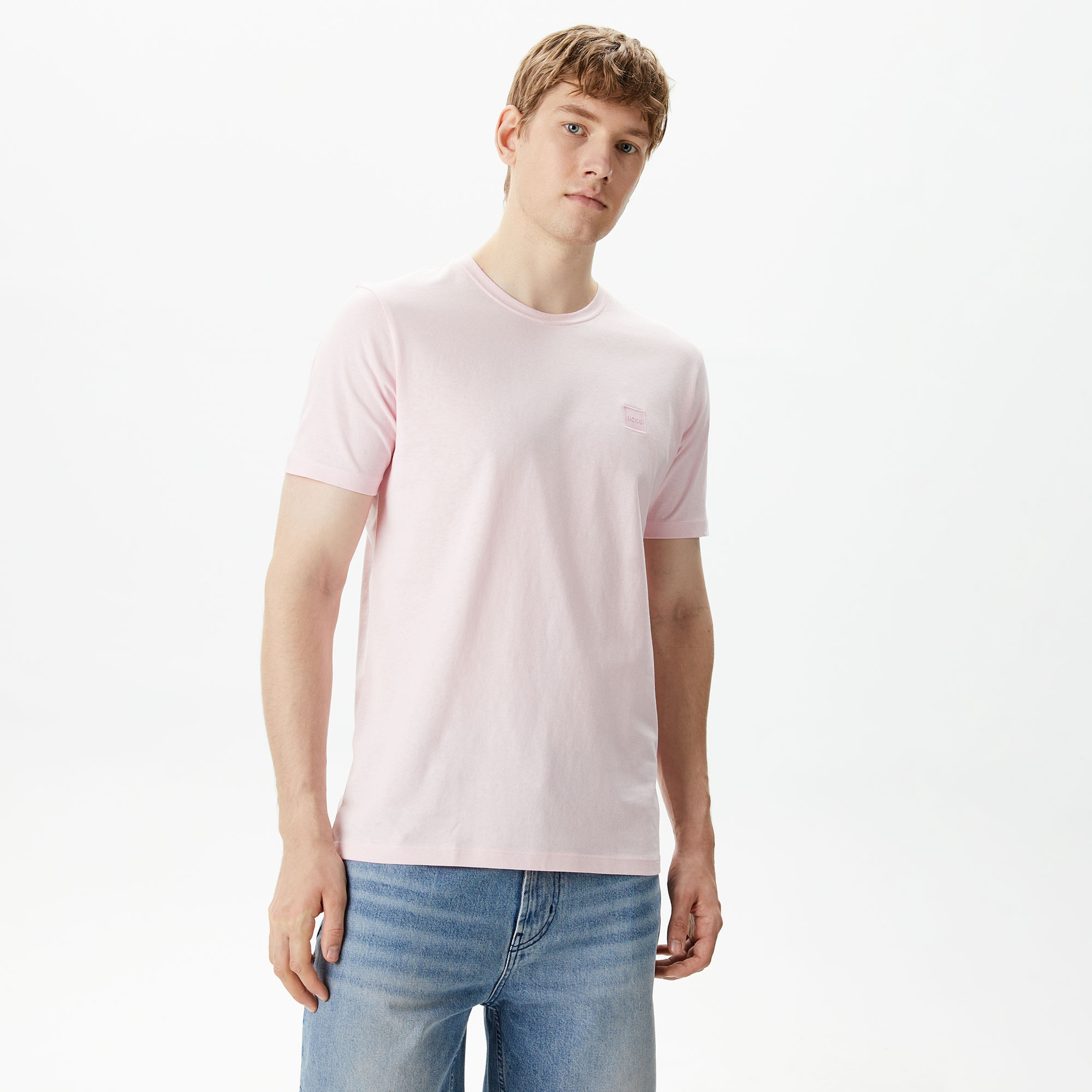 Boss Erkek Pembe T-Shirt