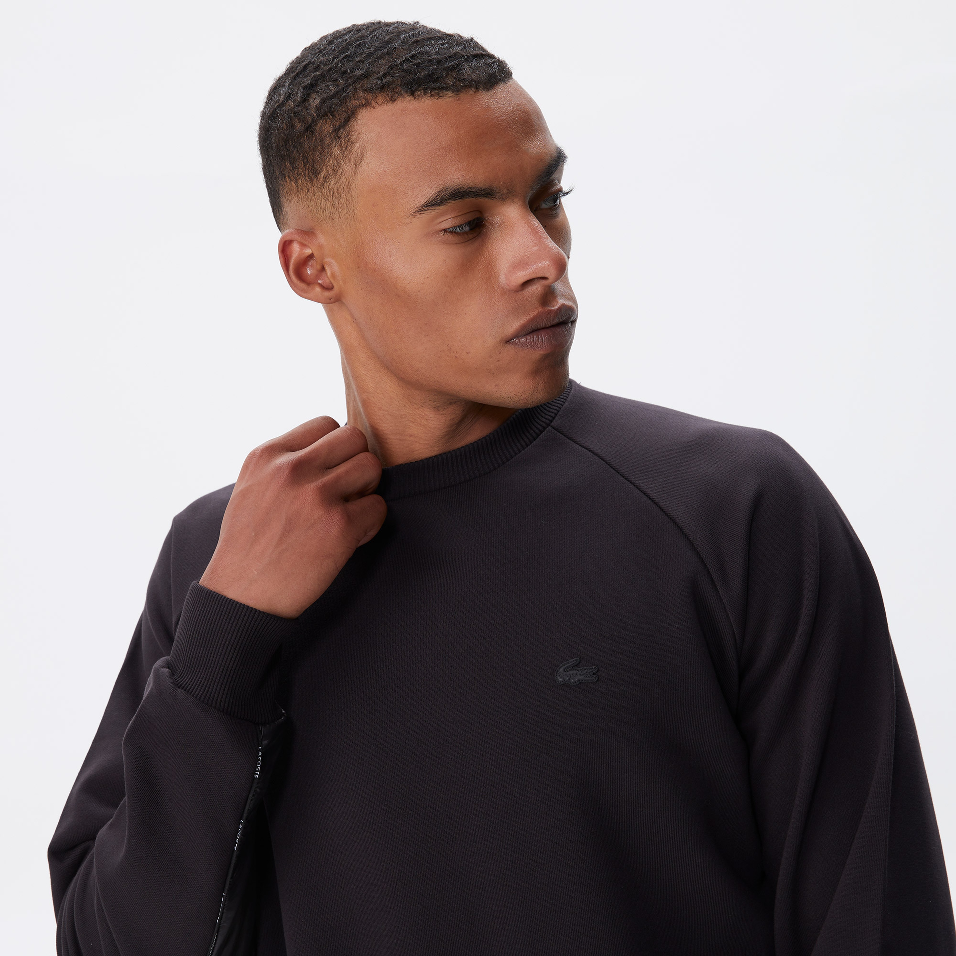 Lacoste Erkek Siyah Sweatshirt