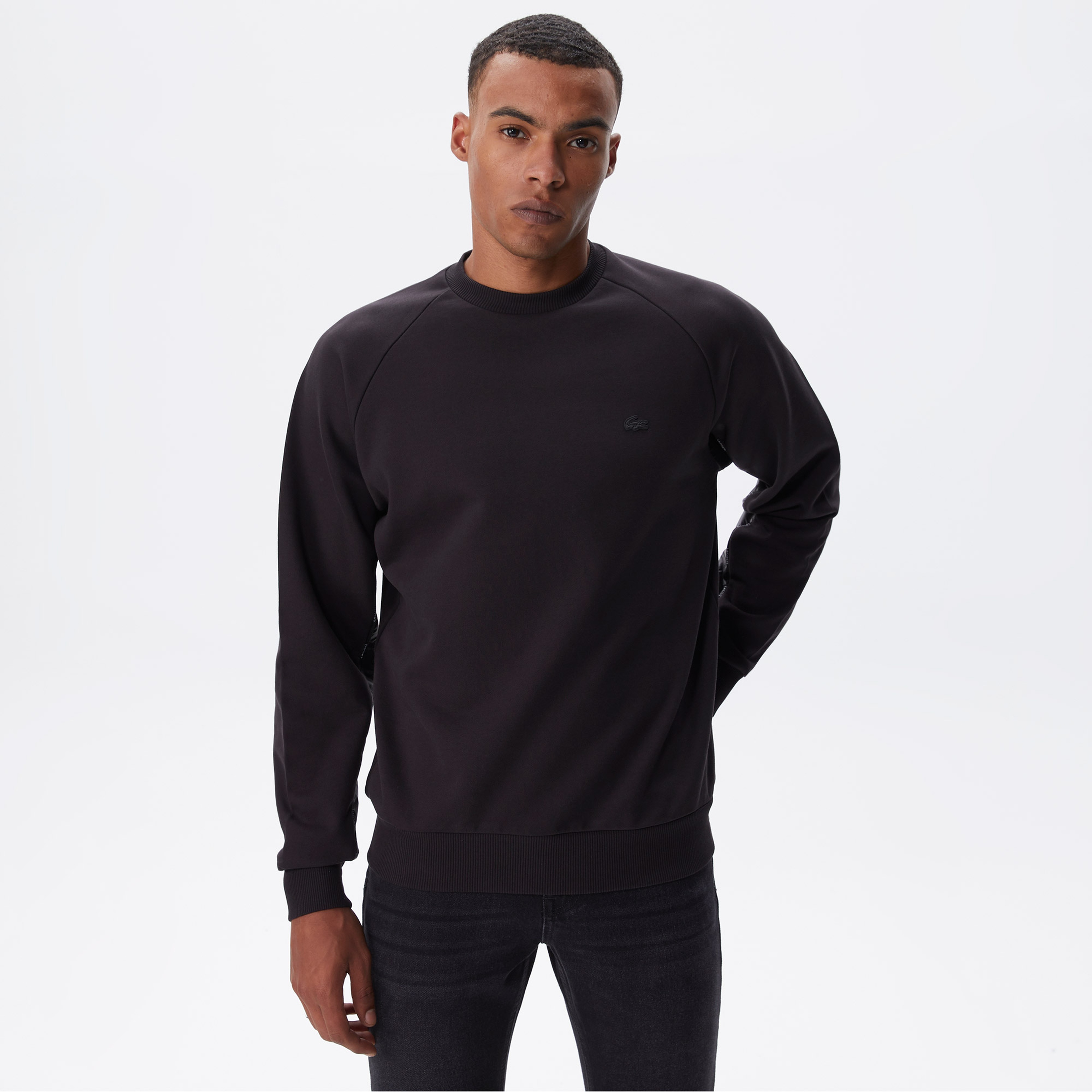 Lacoste Erkek Siyah Sweatshirt