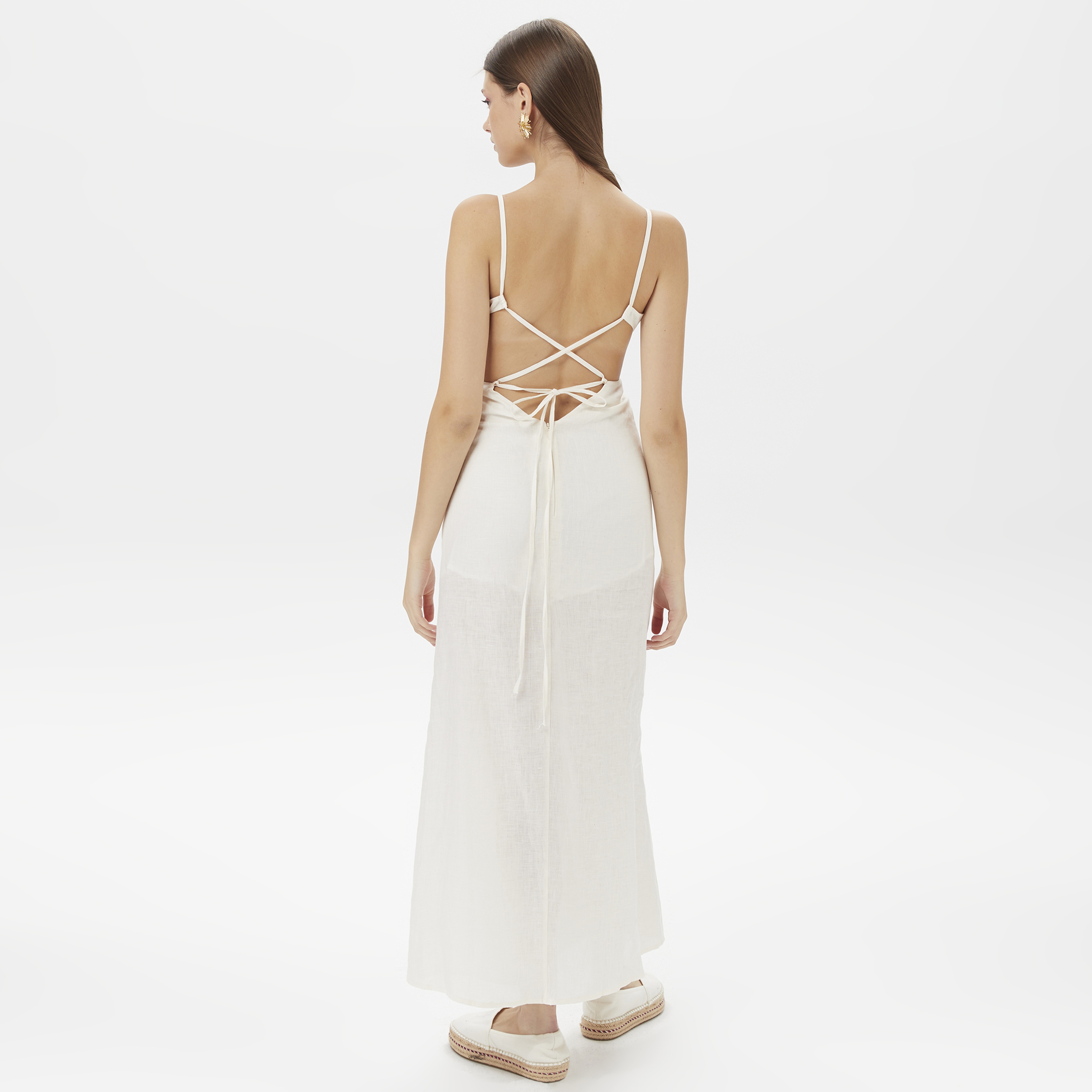 Dahlia Bianca Kadın Beyaz Elbise