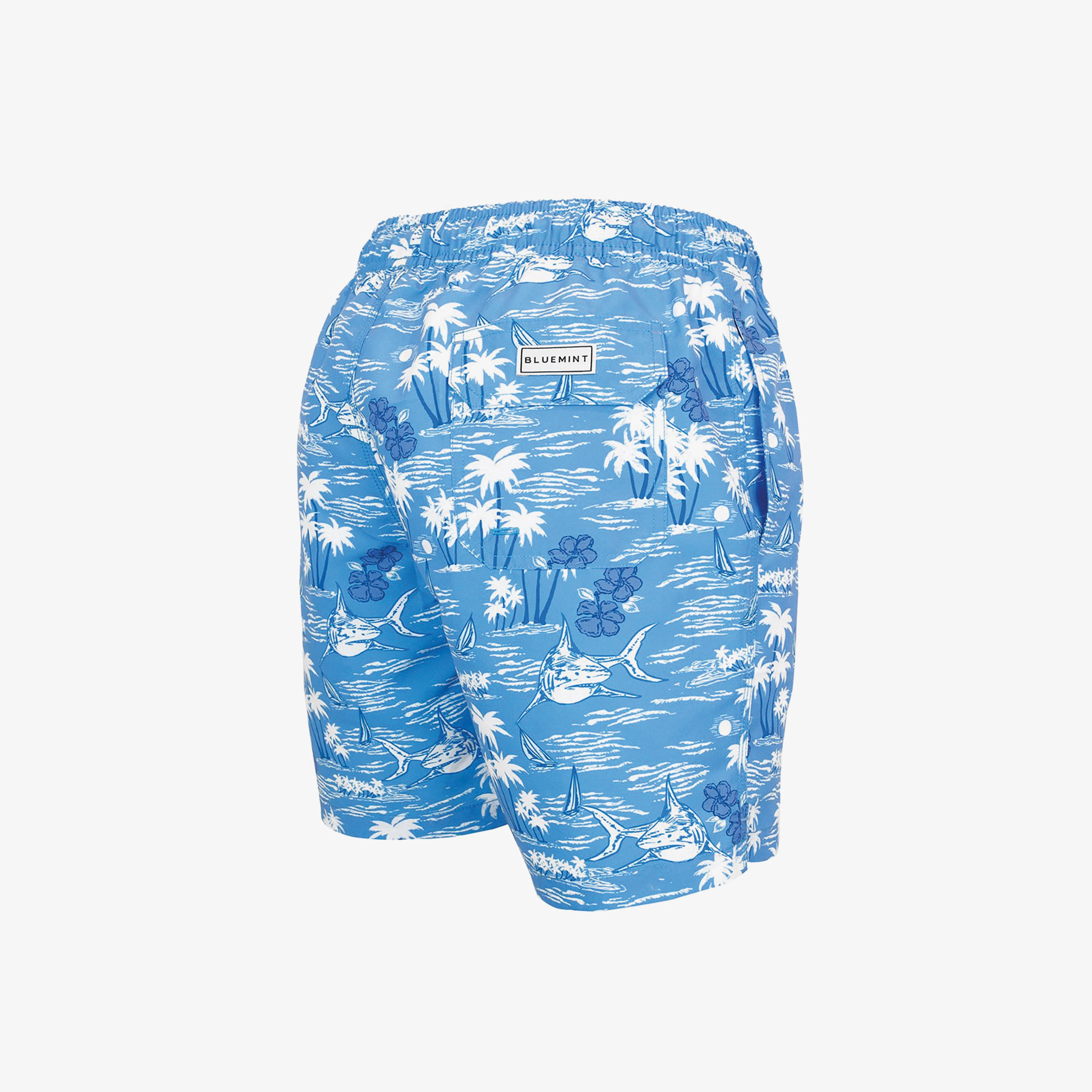 Bluemint Erkek Mavi Mayo Şort