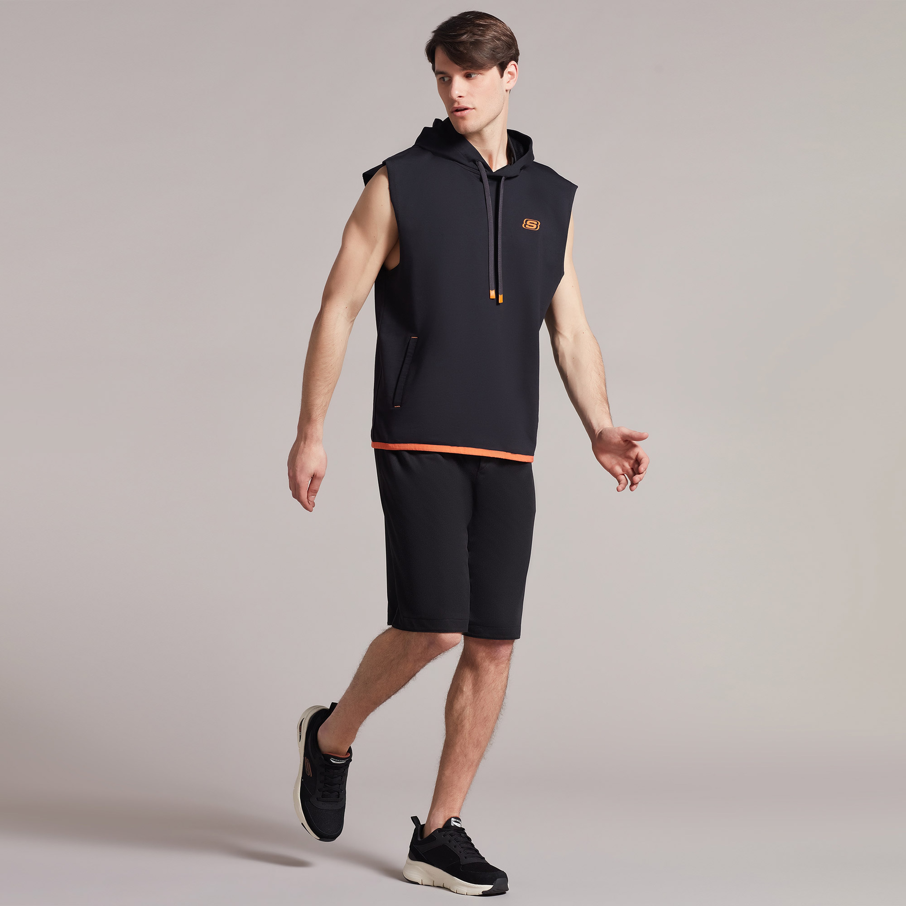 Skechers Erkek Siyah Sweatshirt