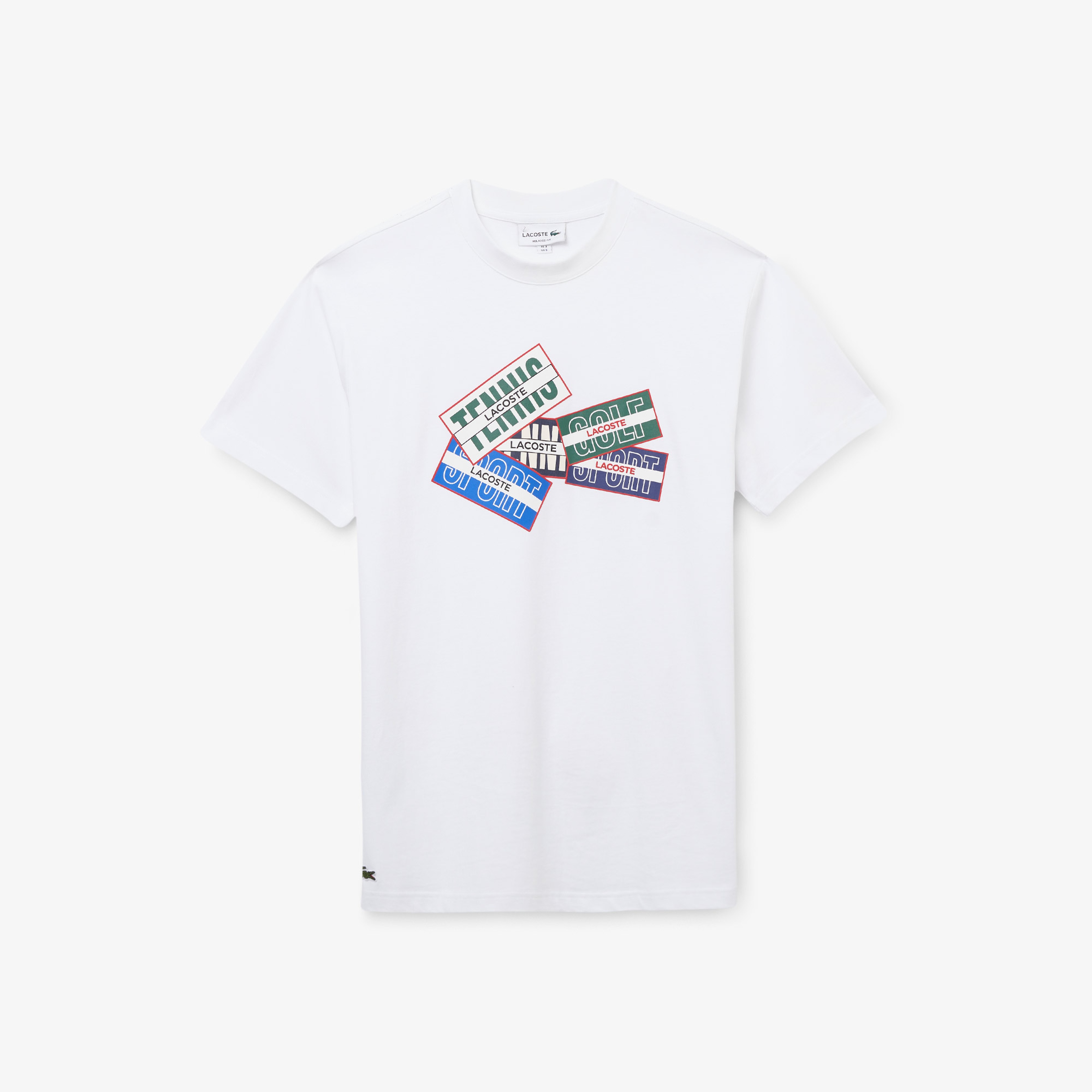 Lacoste Erkek Beyaz T-Shirt