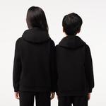 Çocuk Kapüşonlu Siyah Sweatshirt