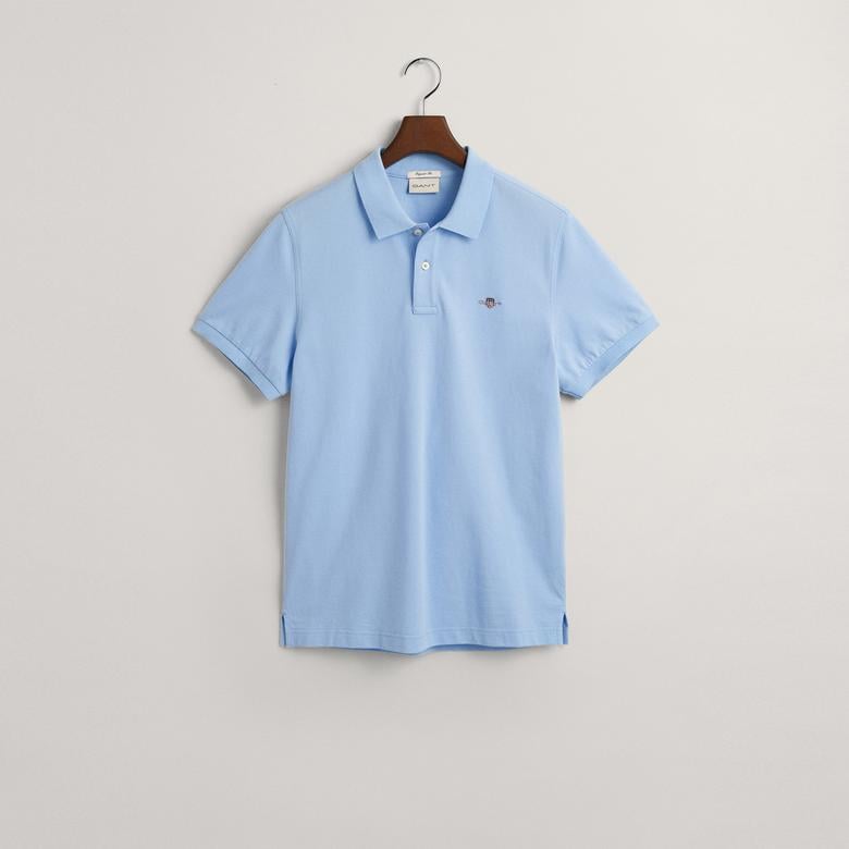 GANT Erkek Mavi Regular Fit Logolu Polo