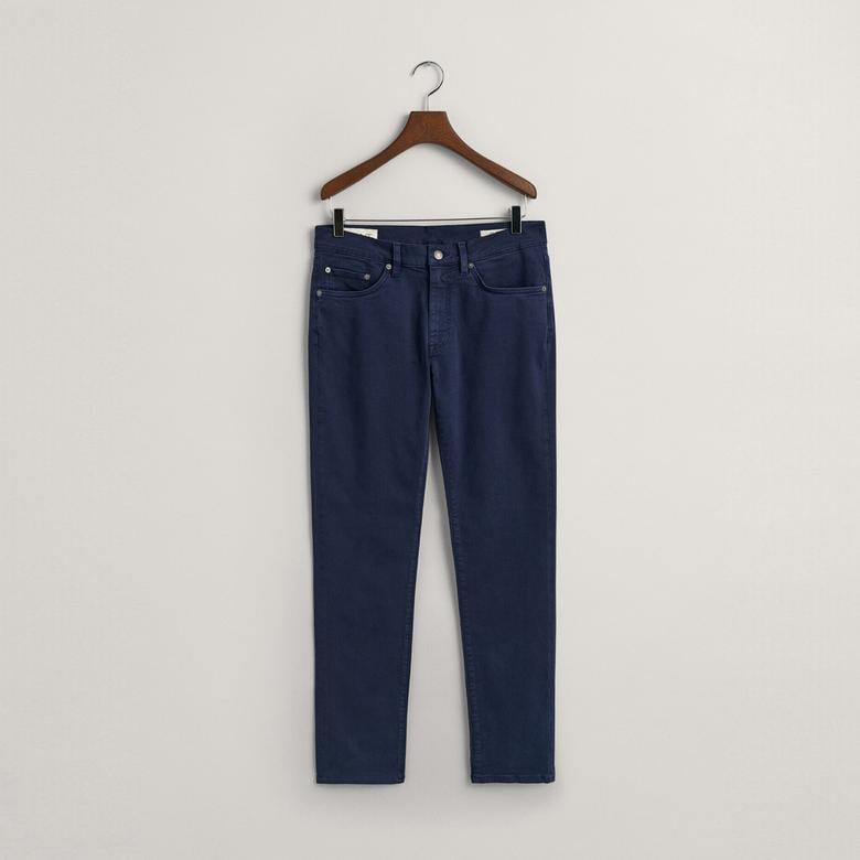 GANT Erkek Lacivert Slim Fit Jean