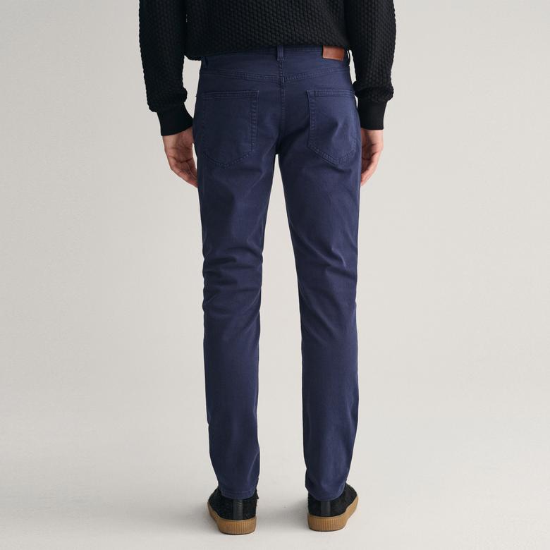 GANT Erkek Lacivert Slim Fit Jean