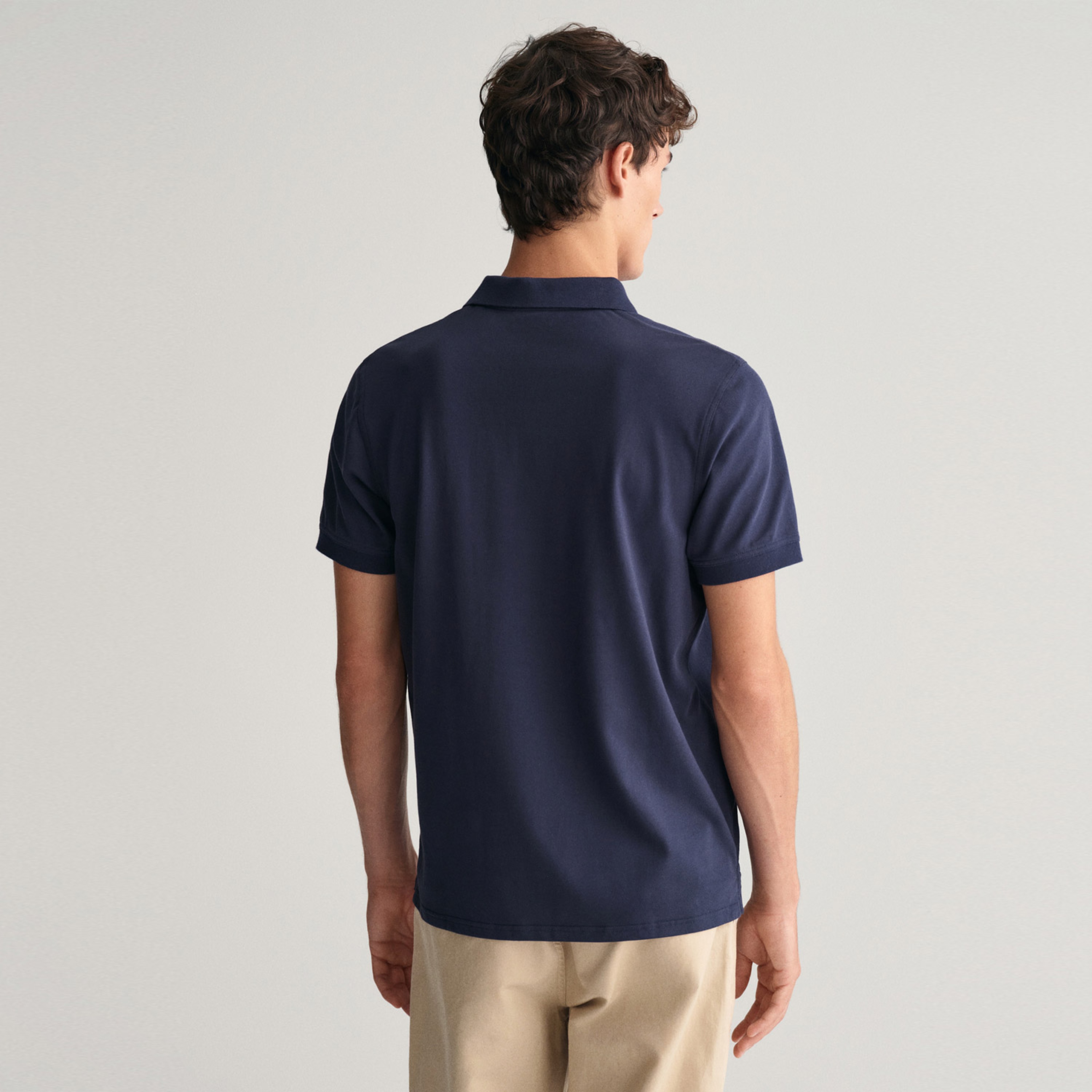 GANT Erkek Lacivert Regular Fit Polo