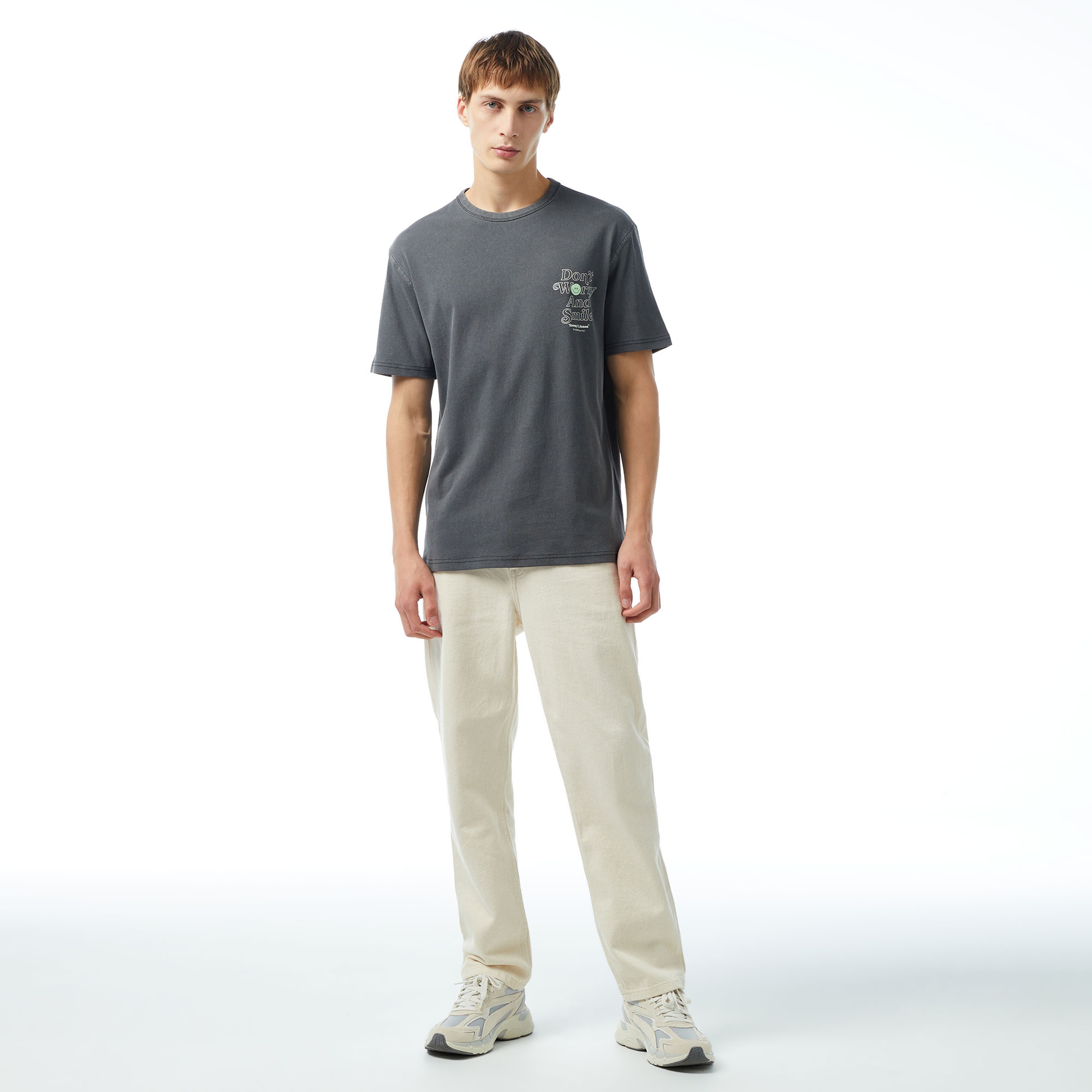 Tommy Jeans Reg Novelty Graphic2 Erkek Siyah T-Shirt