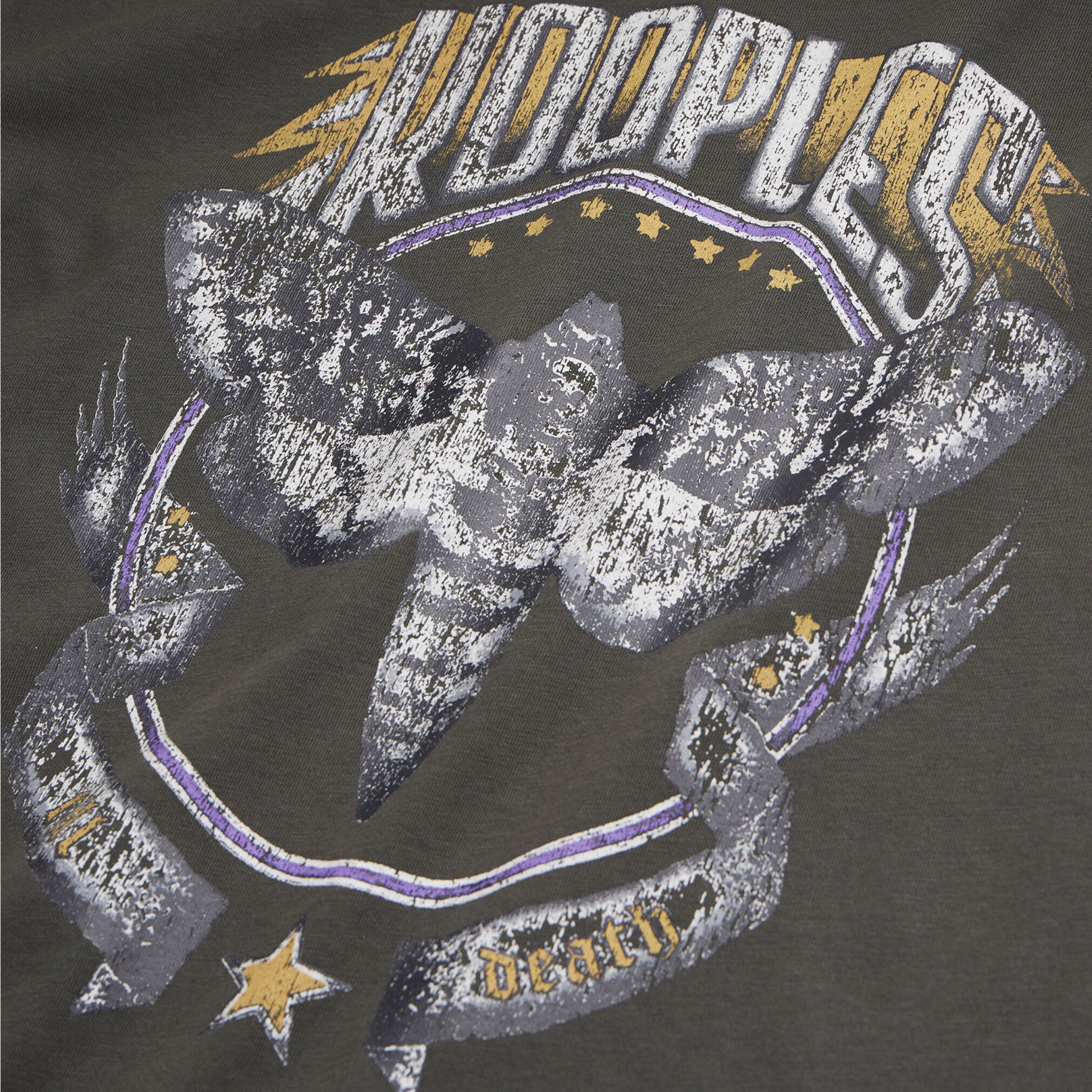 ERKEK BASKILI GRİ T-SHIRT