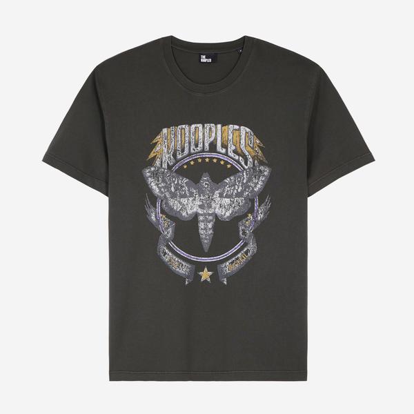 ERKEK BASKILI GRİ T-SHIRT