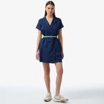 Kadın Straight Fit Lacivert Elbise