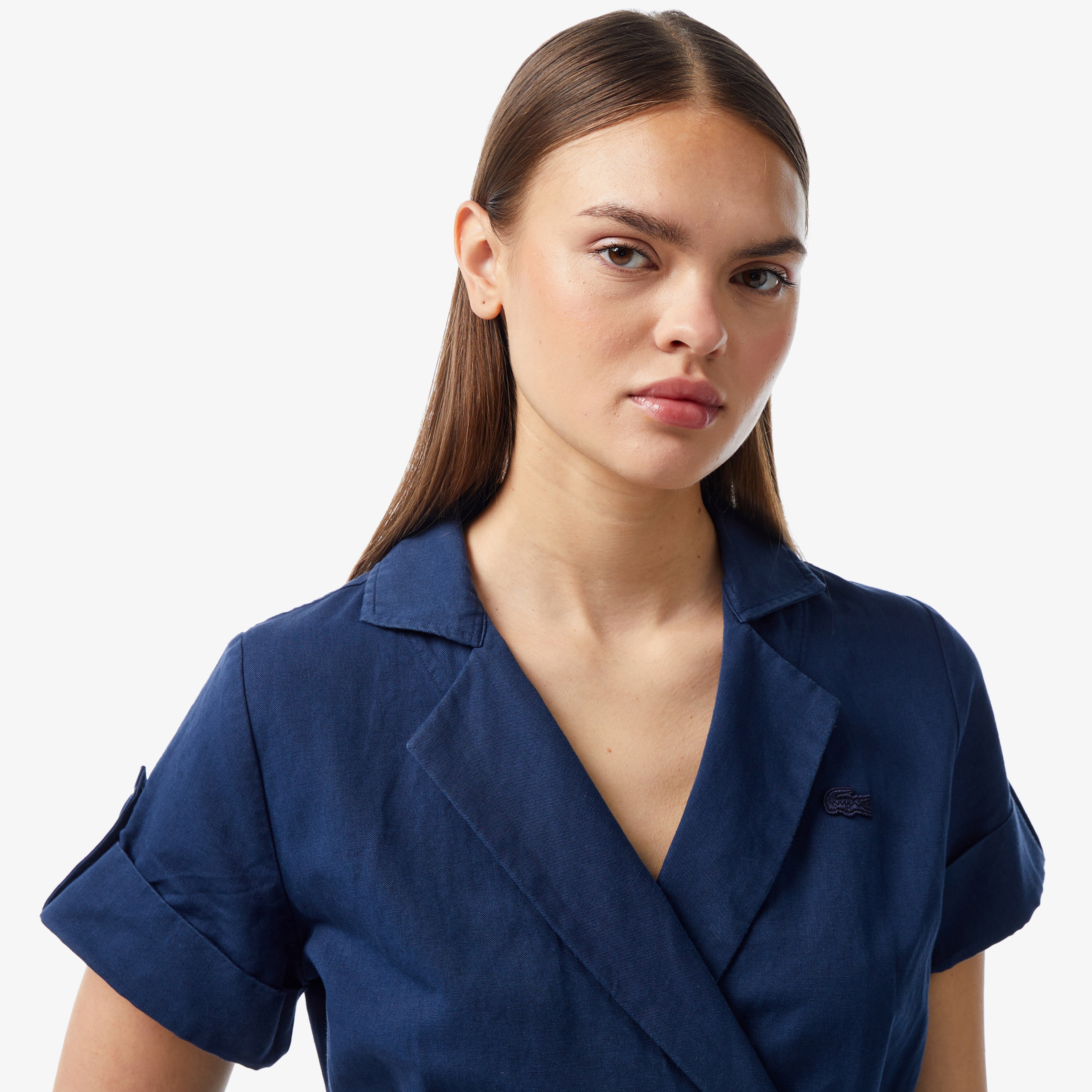 Kadın Straight Fit Lacivert Elbise