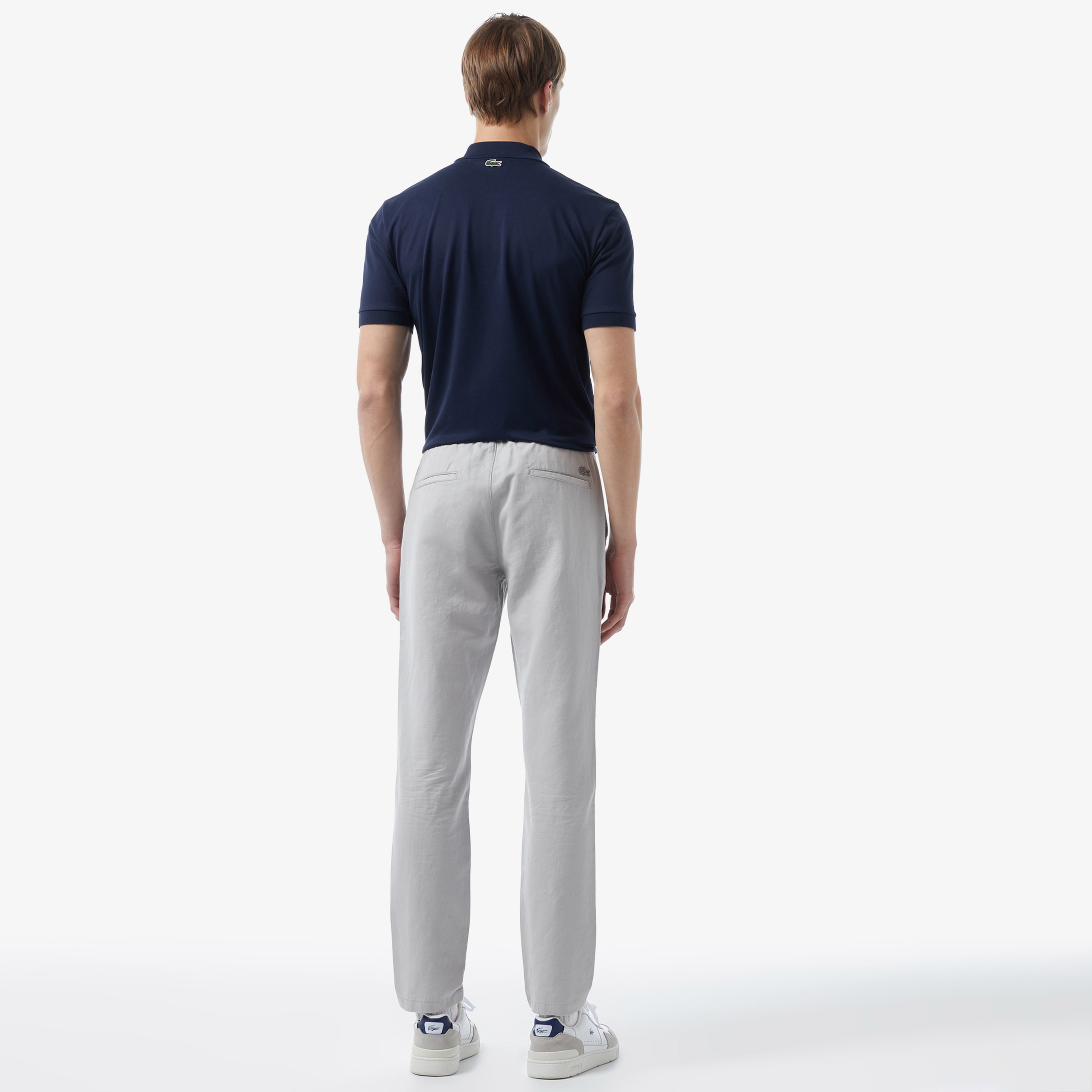 Erkek Tapered Fit Gri Pantolon