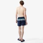 Erkek Baskılı Lacivert Mayo Şort