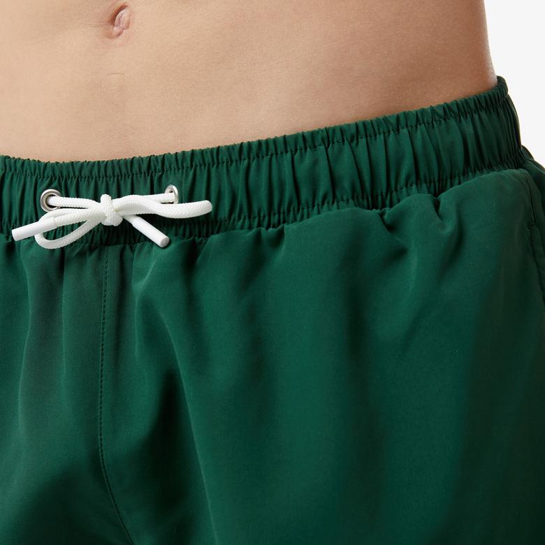 Erkek Baskılı Yeşil Mayo Şort