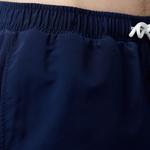 Erkek Baskılı Lacivert Mayo Şort