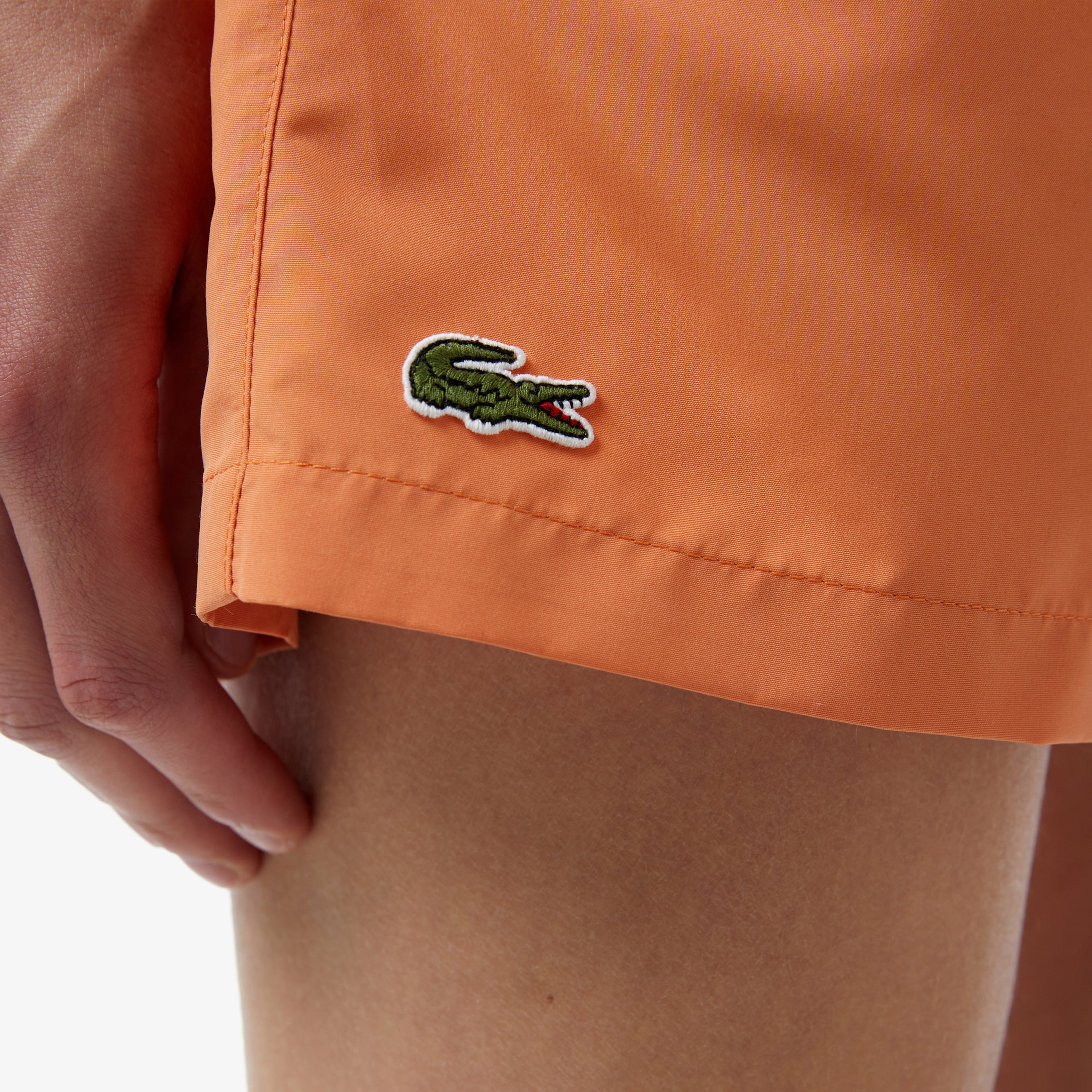 Erkek Baskılı Turuncu Mayo Şort