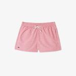 Erkek Desenli Pembe Mayo Şort