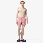 Erkek Desenli Pembe Mayo Şort