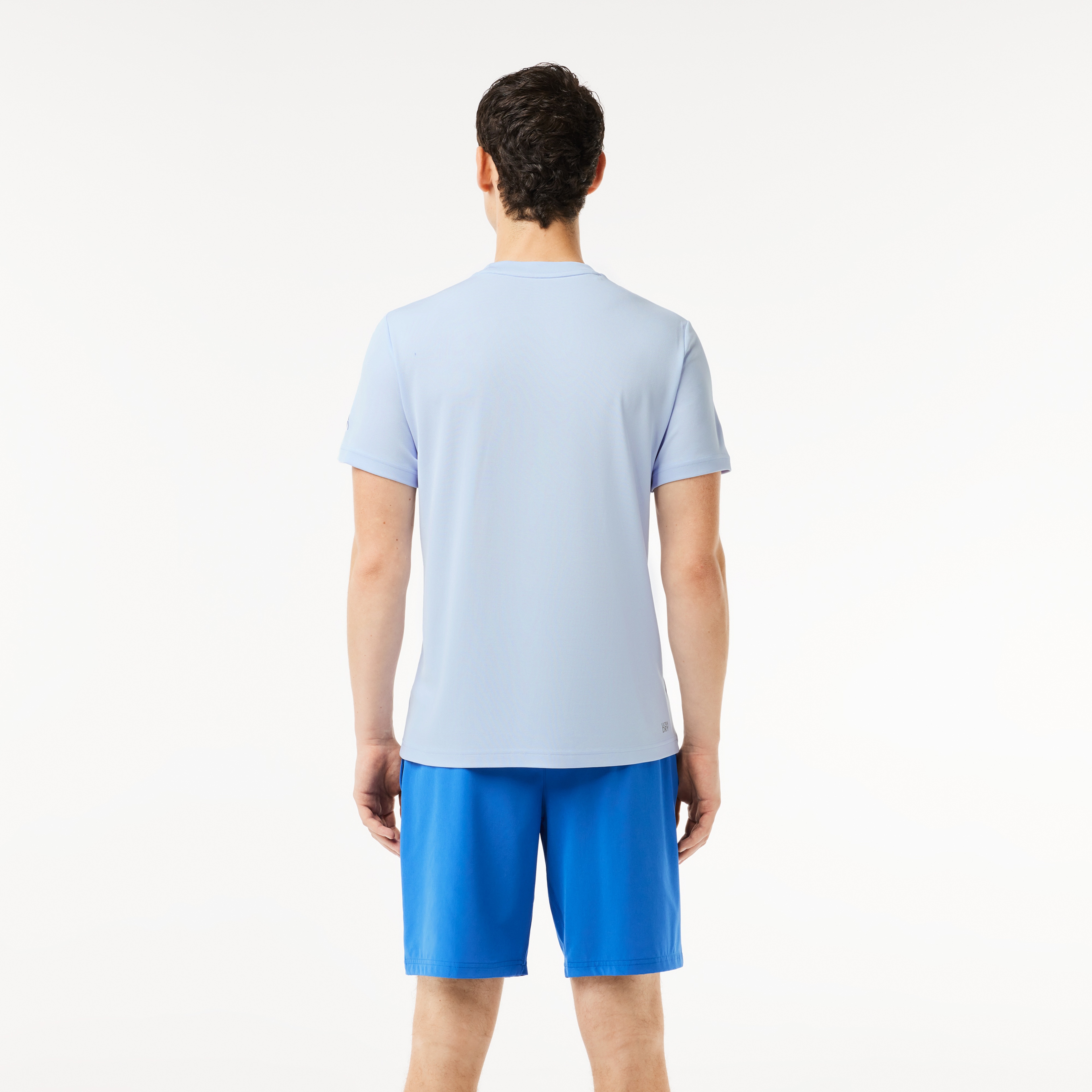 SPORT x Novak Djokovic Erkek Regular Fit Bisiklet Yaka Renk Bloklu Açık Mavi T-Shirt