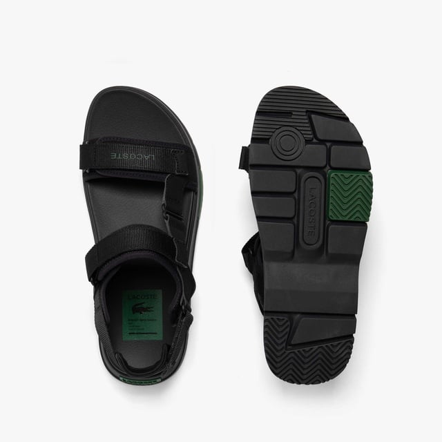 Lacoste Lacoste Suruga Erkek Siyah Sandalet Sandalet & Terlik | Occasion Siyah - 5. görsel