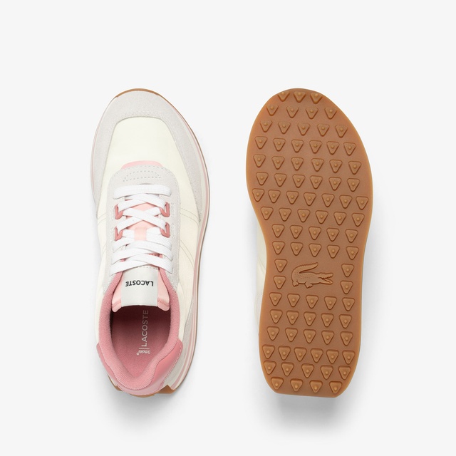 Lacoste Lacoste L-Spin Stripe Sole Kadın Bej Sneaker Occasion'da! Bej - 5. görsel