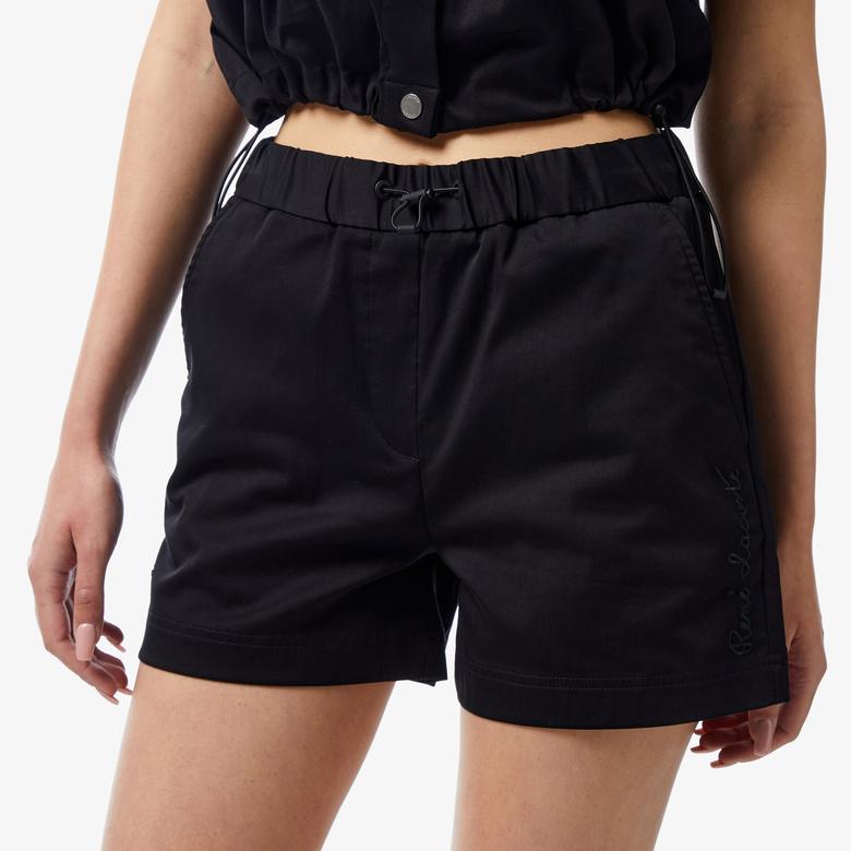 Kadın Regular Fit Siyah Şort