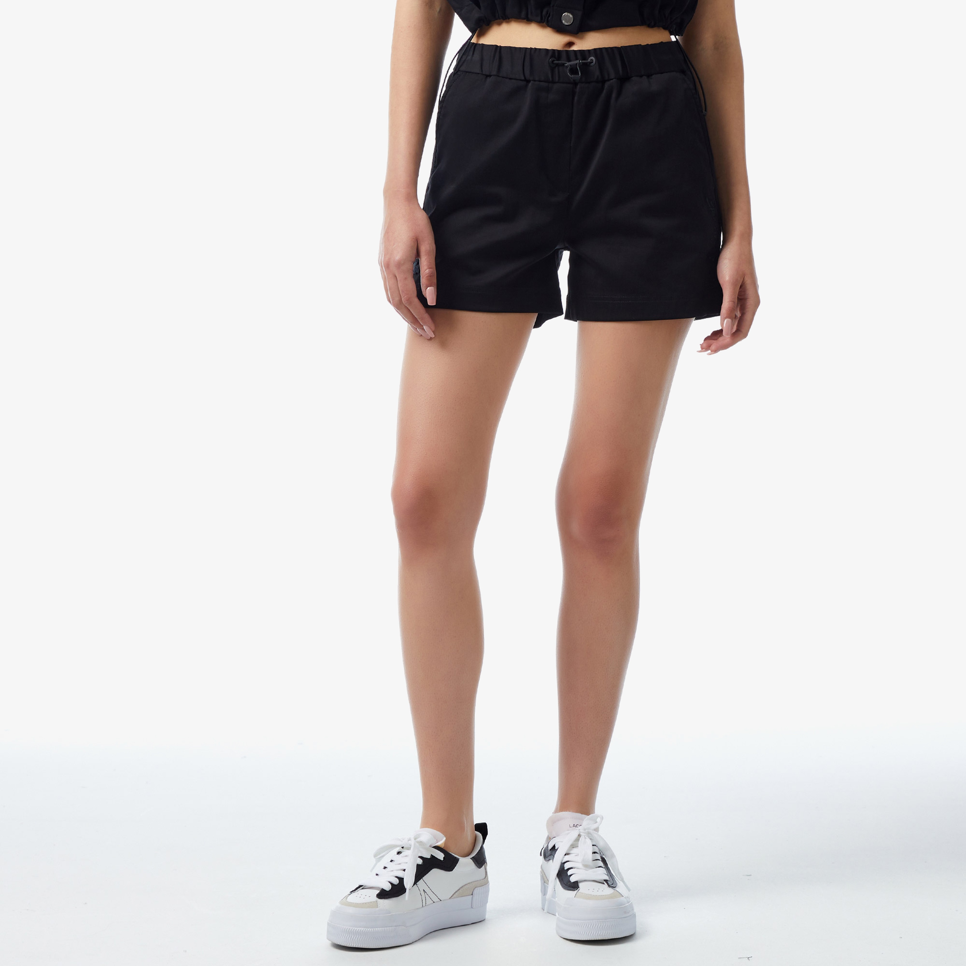 Kadın Regular Fit Siyah Şort