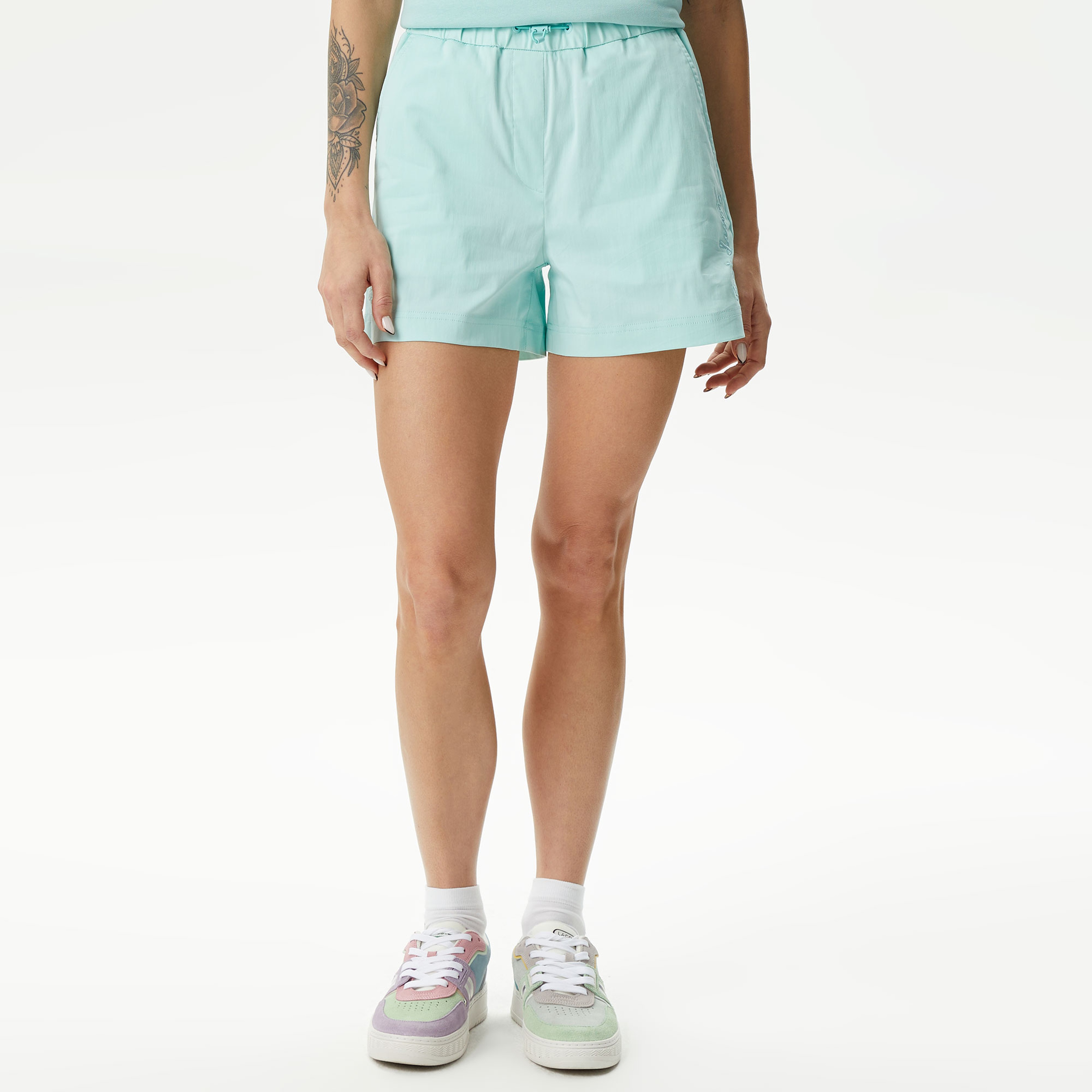 Kadın Regular Fit Yeşil Şort