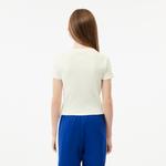 Çocuk Bisiklet Yaka Beyaz T-Shirt