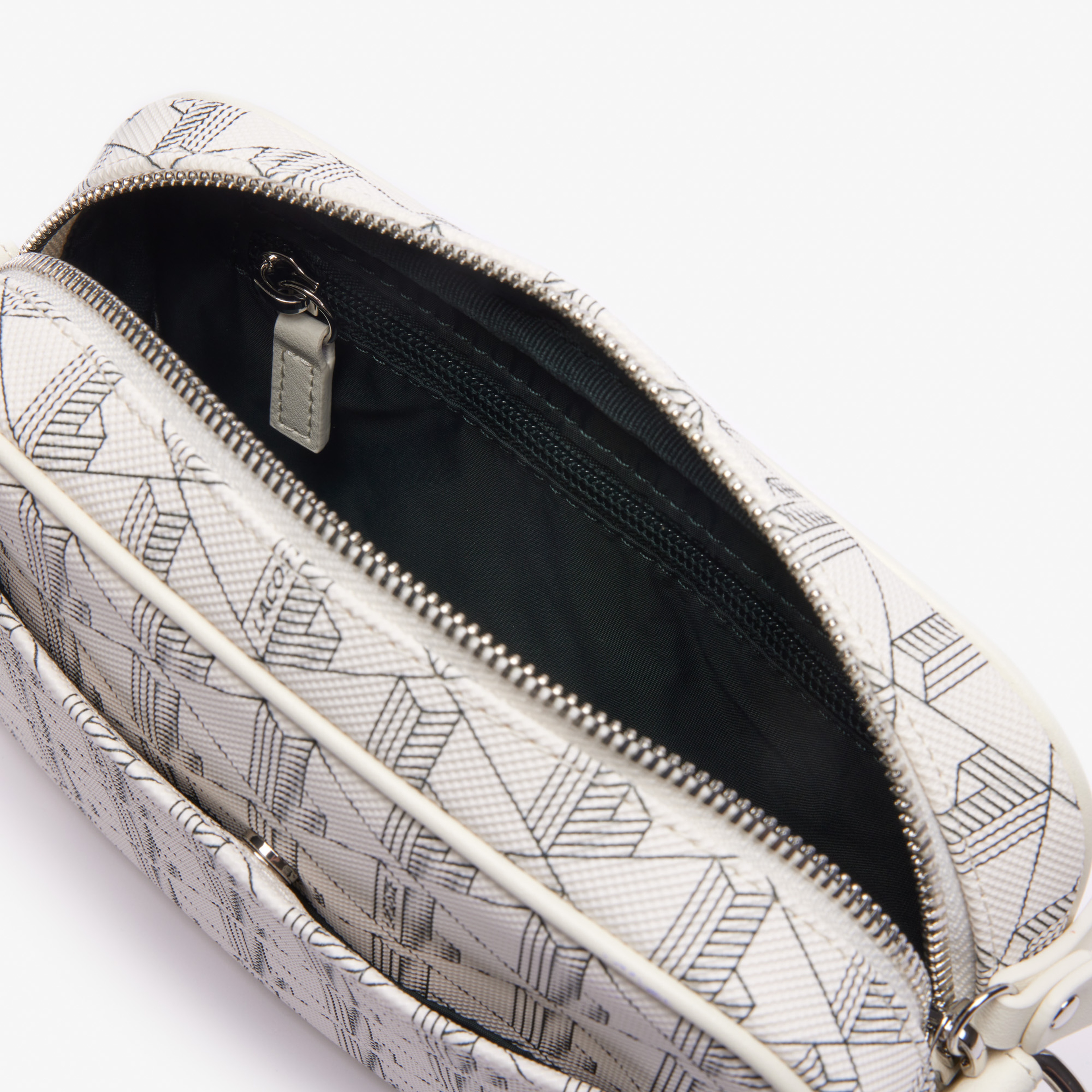 Kadın Monogram Beyaz Postacı Çantası