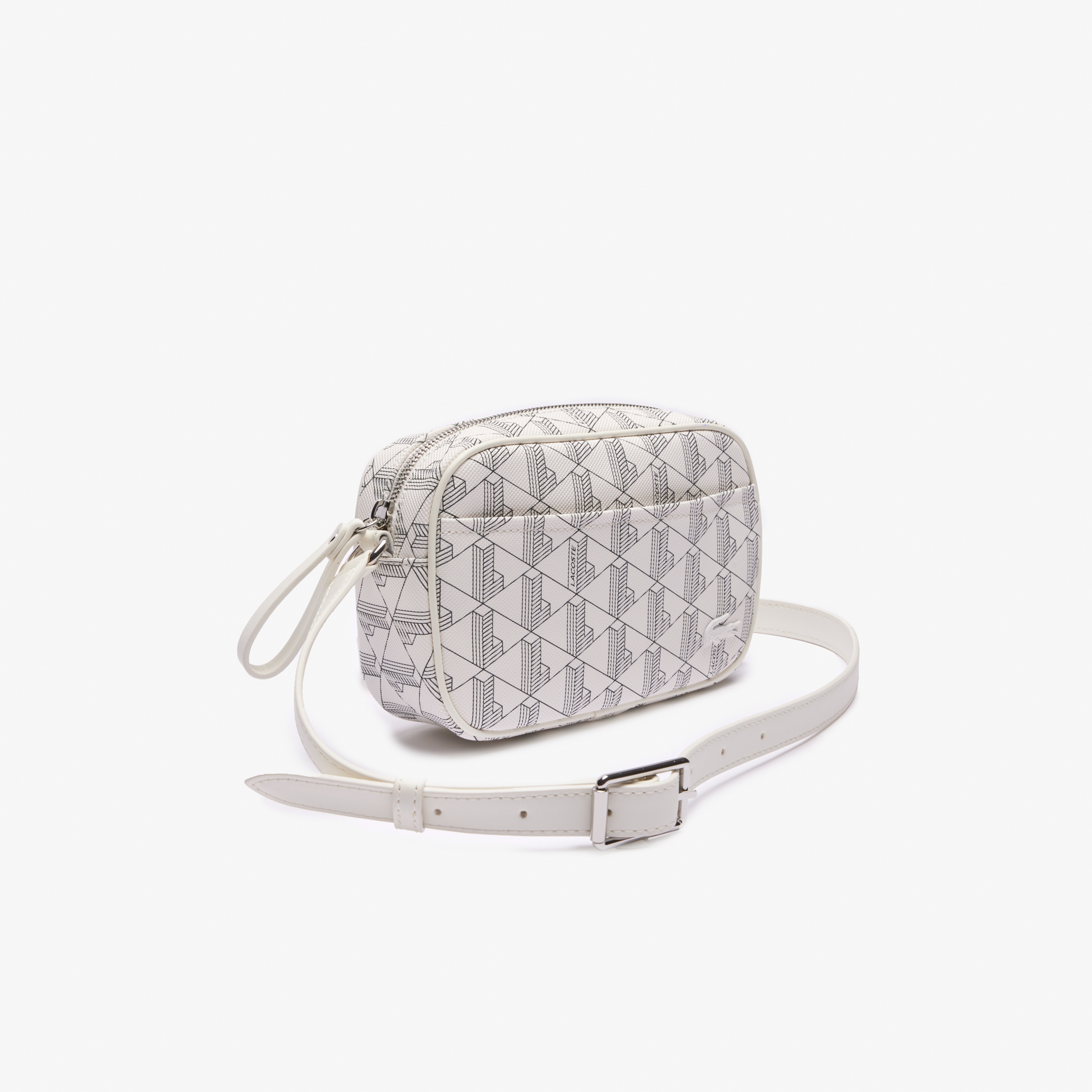 Kadın Monogram Beyaz Postacı Çantası