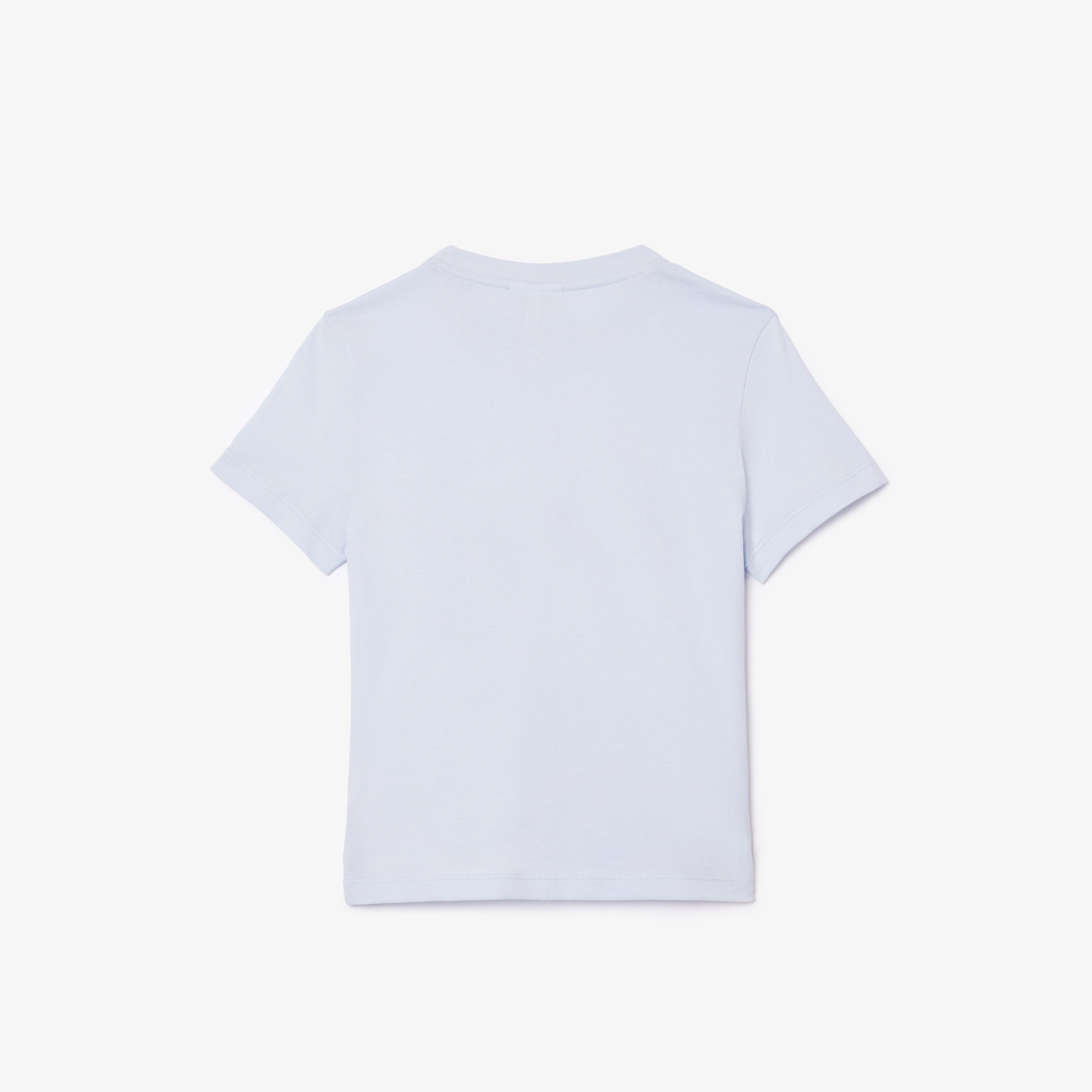 Çocuk Bisiklet Yaka Baskılı Mavi T-Shirt