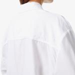 Kadın Relaxed Fit Kısa Kollu Beyaz Gömlek