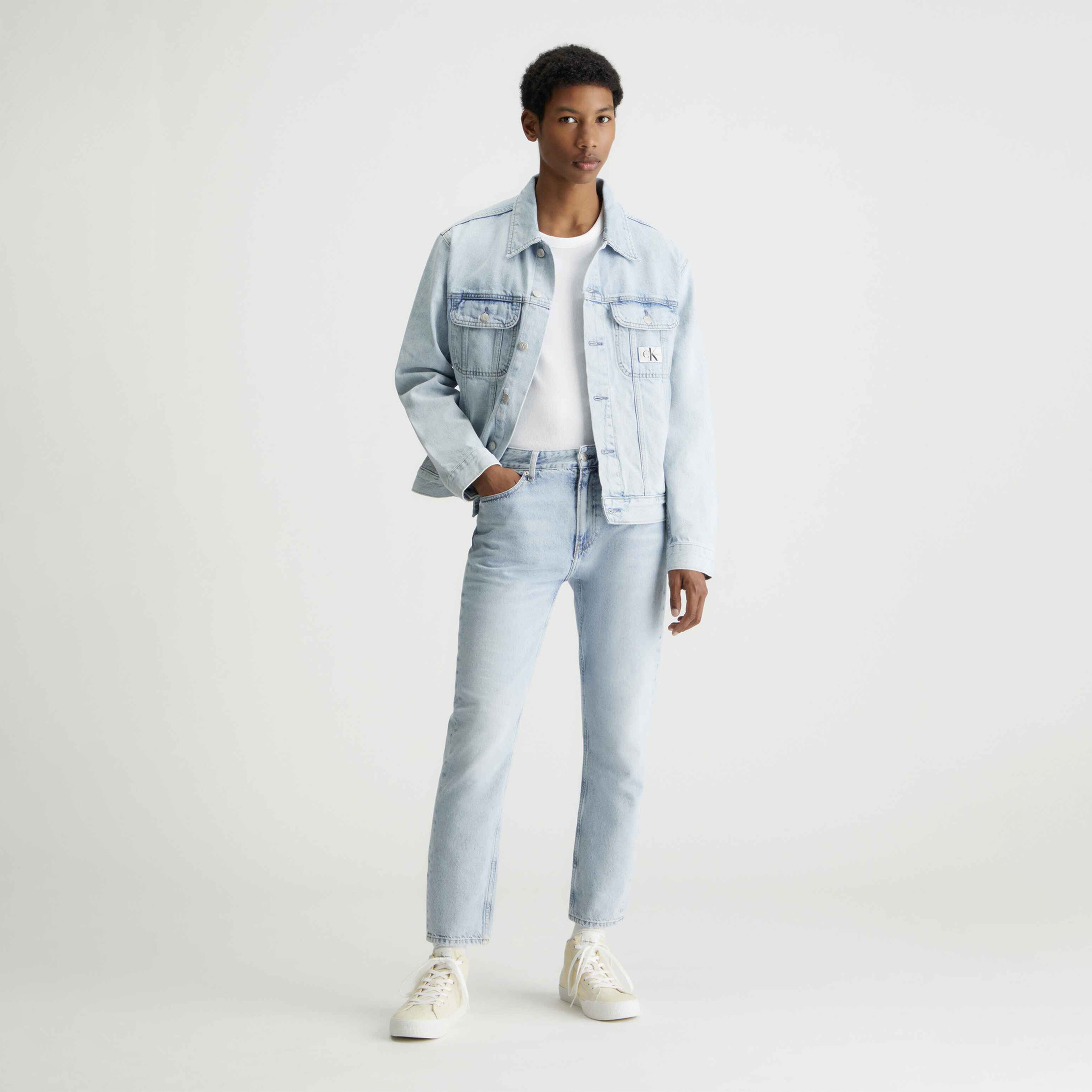 Calvin Klein Erkek Mavi Pantolon