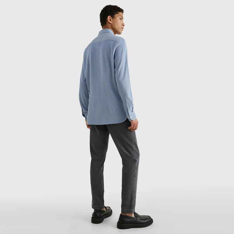 Tommy Hilfiger Erkek Mavi Gömlek