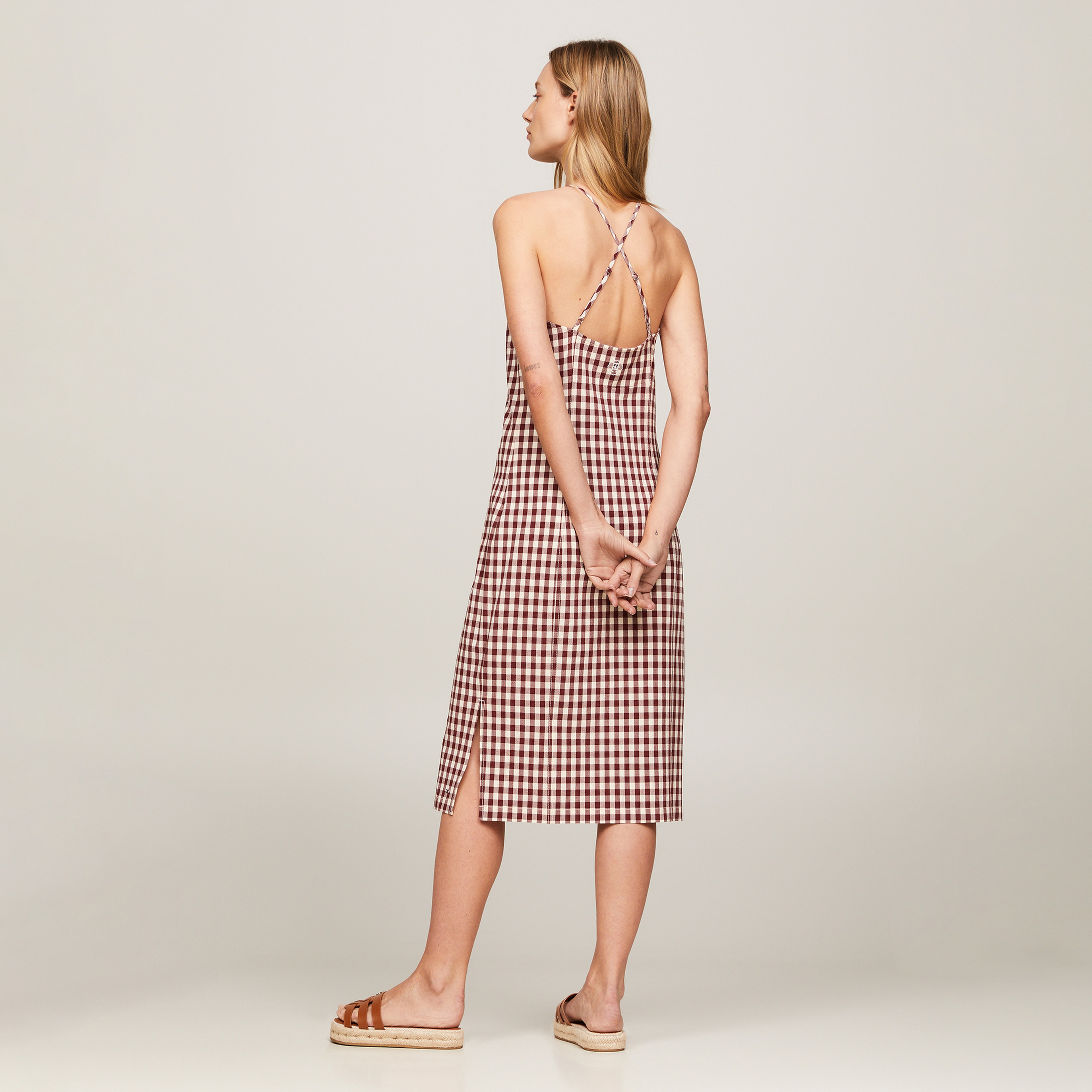 Tommy Hilfiger Kadın Kırmızı Elbise