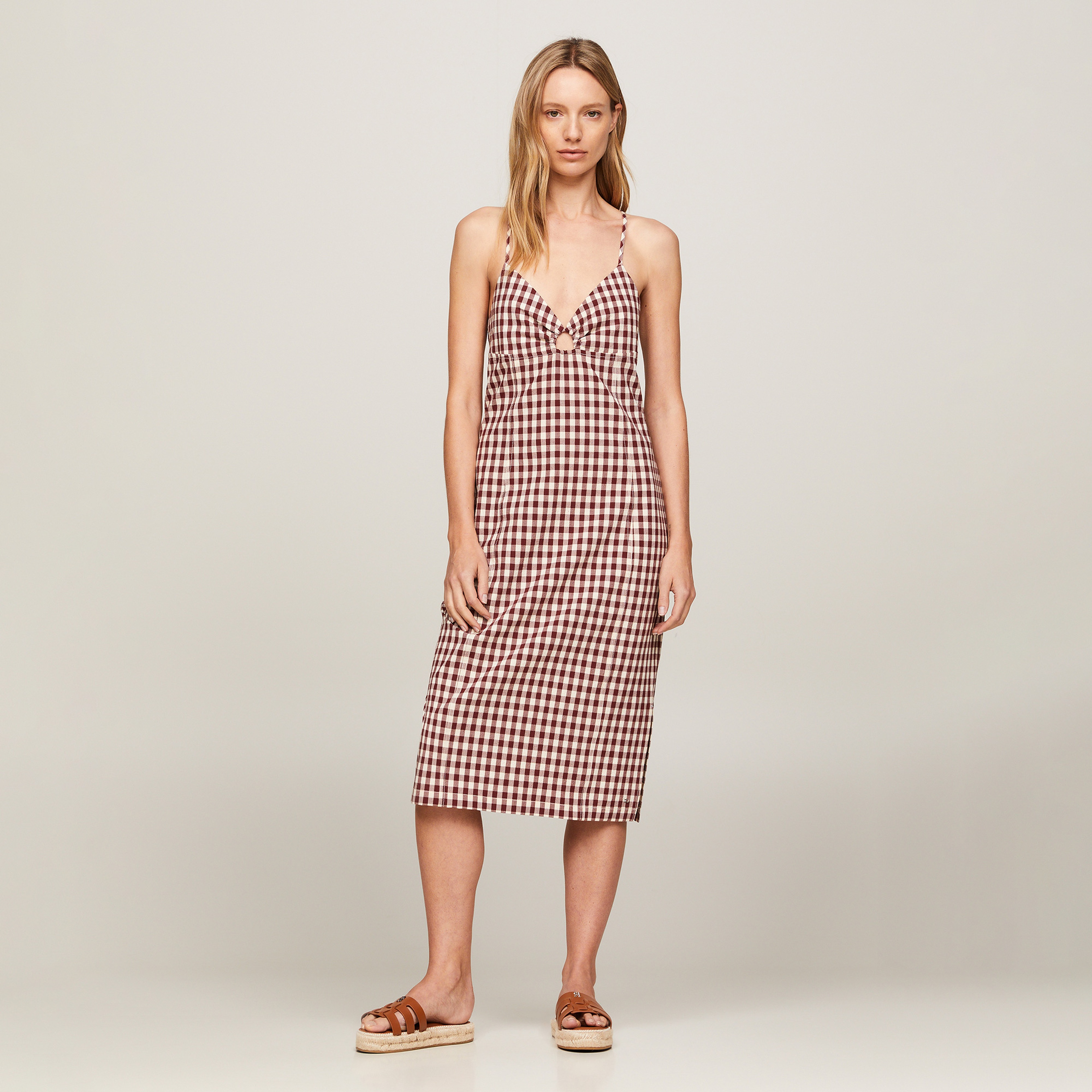 Tommy Hilfiger Kadın Kırmızı Elbise