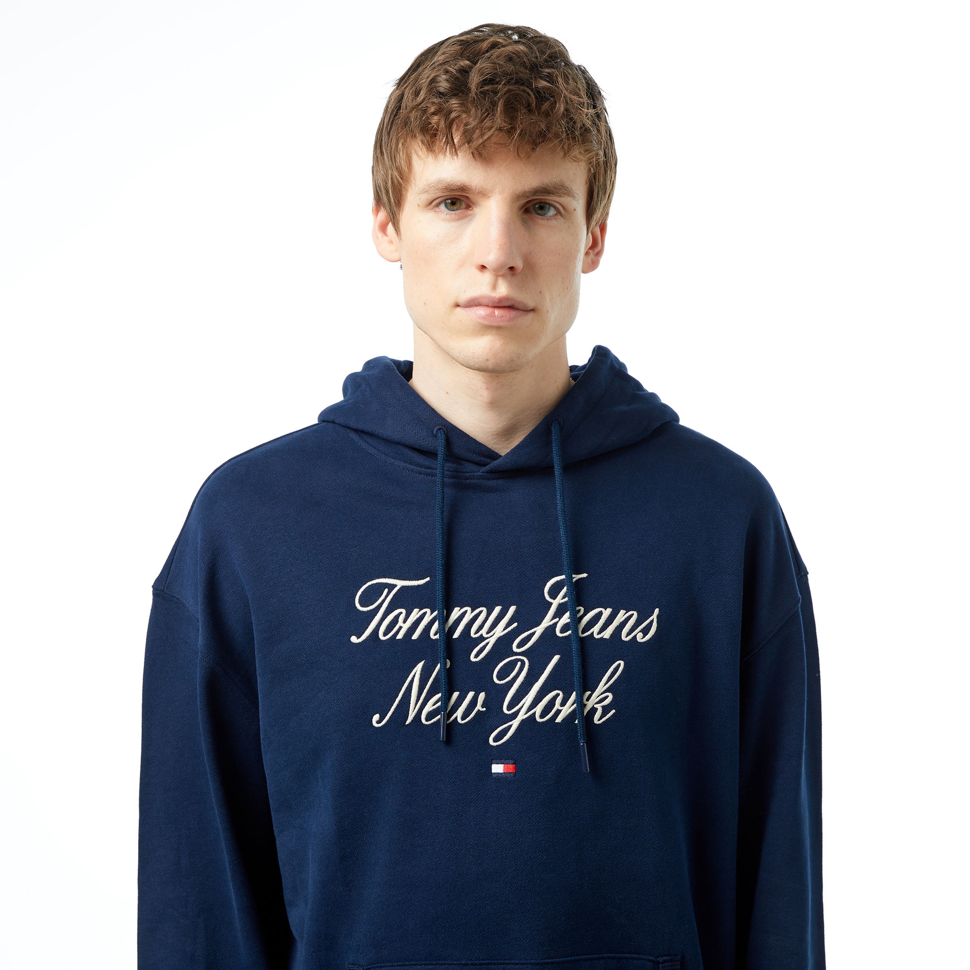 Tommy Hilfiger Erkek Mavi Sweatshirt
